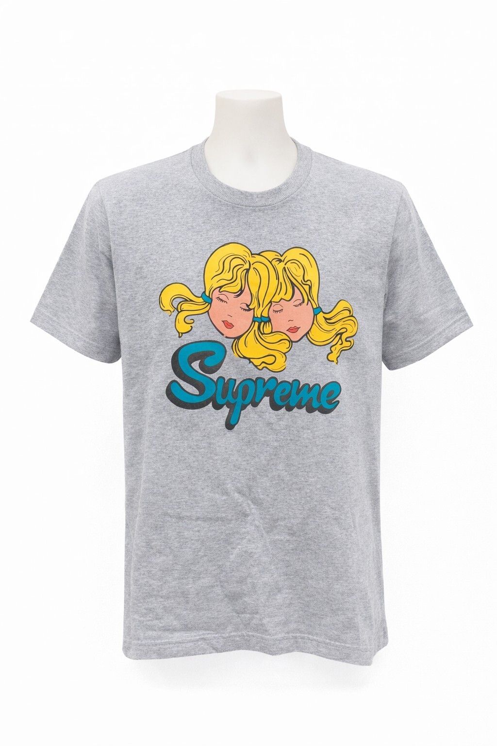Streetwear × Supreme Supreme X Chito Smile T-shirt Grey Size Large