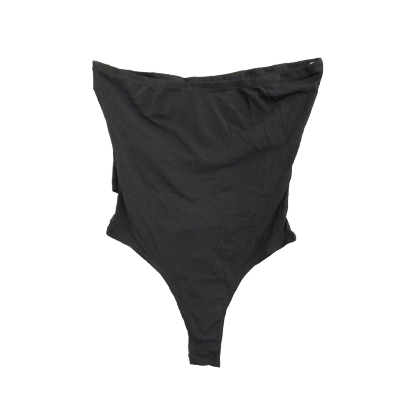 Vintage MAGIA Black Strapless One Piece Swimsuit L Women Beach Size ONE SIZE - 1 Thumbnail