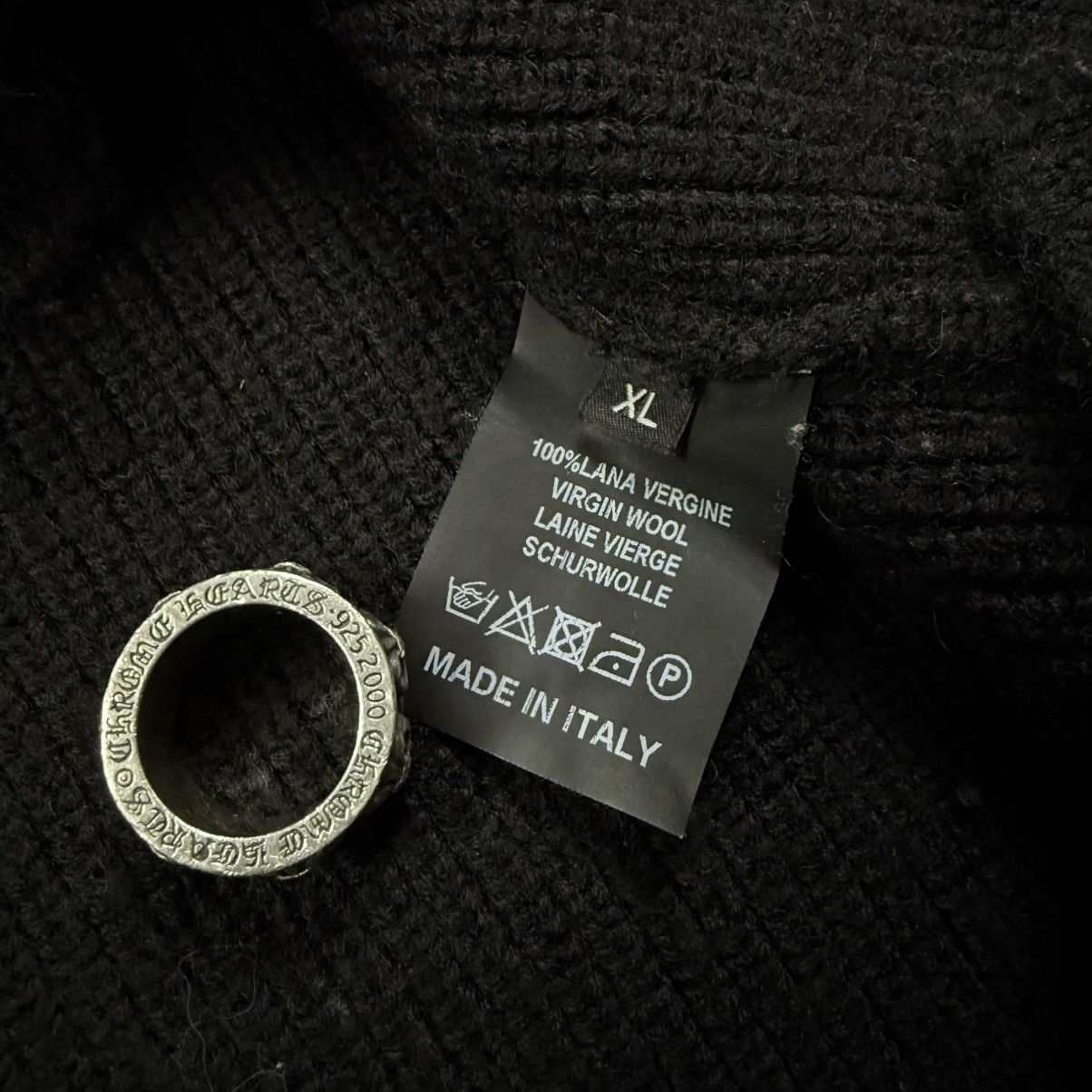 Raf Simons Raf Simons Sweater black fall 2017 destroyed Size US XL / EU 56 / 4 - 6 Thumbnail