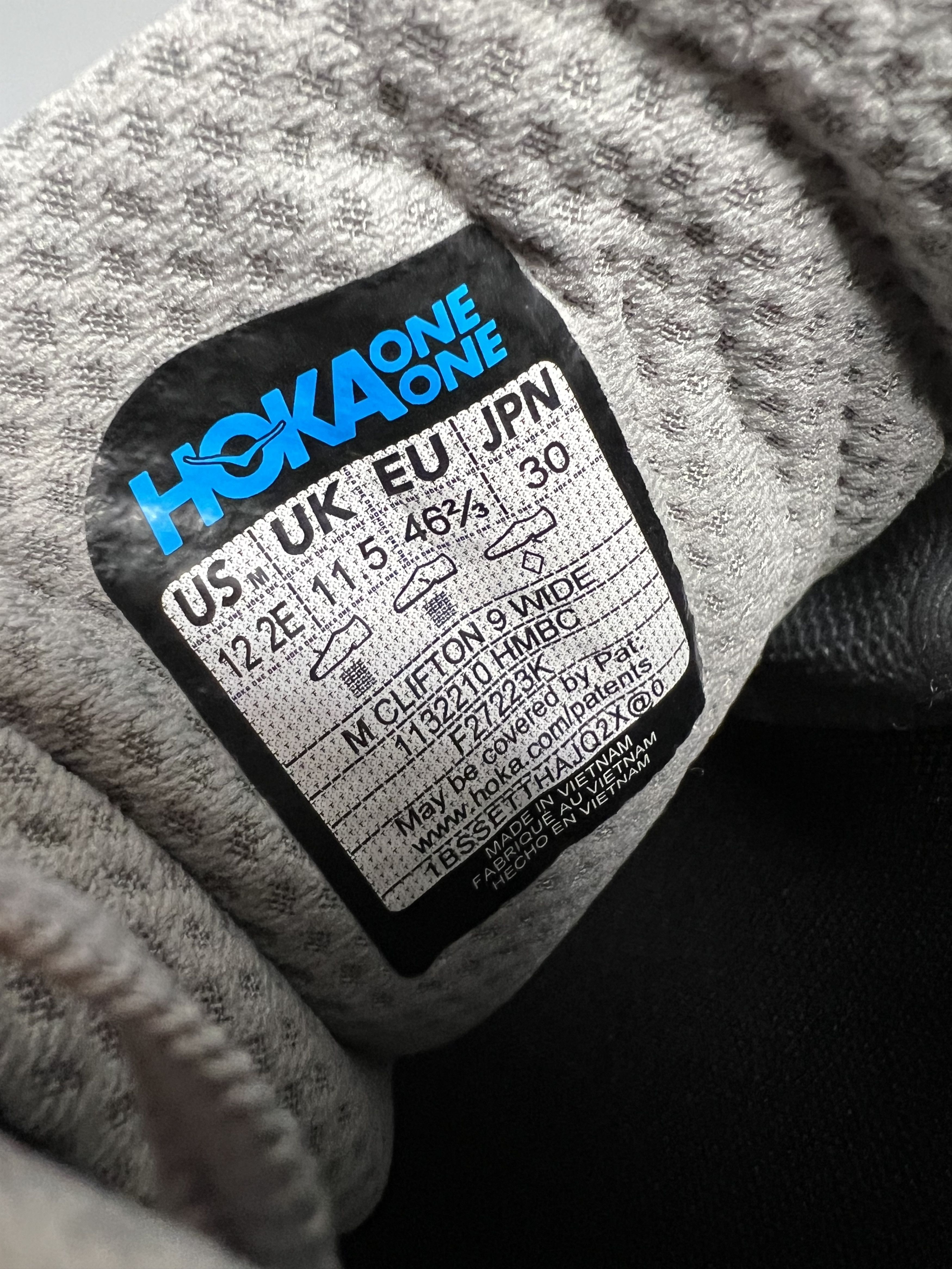 Hoka 12EE Hoka One One Clifton 9 Wide Running Shoes Walking Gym Size US 12 / EU 45 - 19 Thumbnail