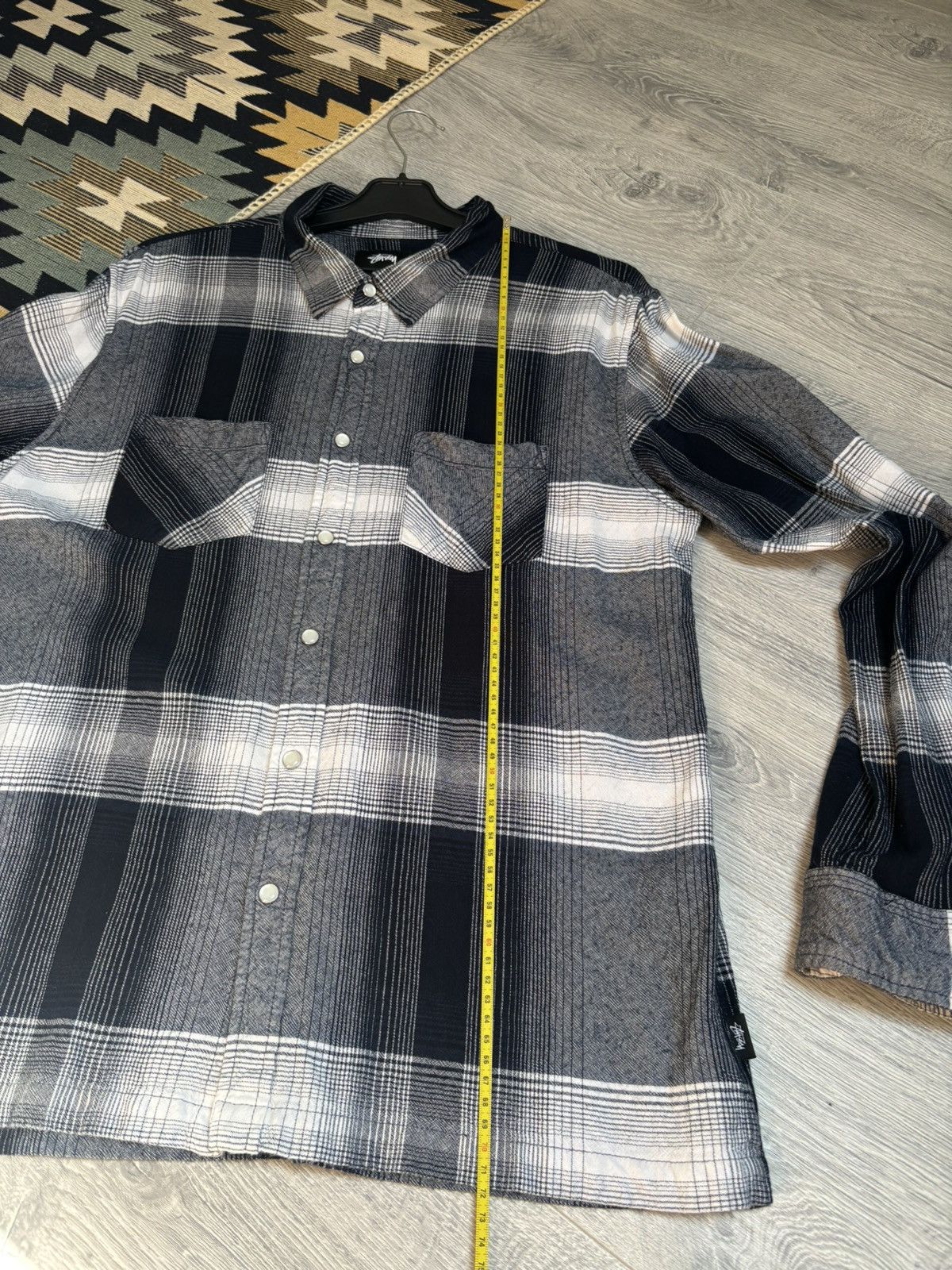 Stussy Stussy Shadow Plaid Western Button-Down Shirt L size Large Size US L / EU 52-54 / 3 - 15 Thumbnail