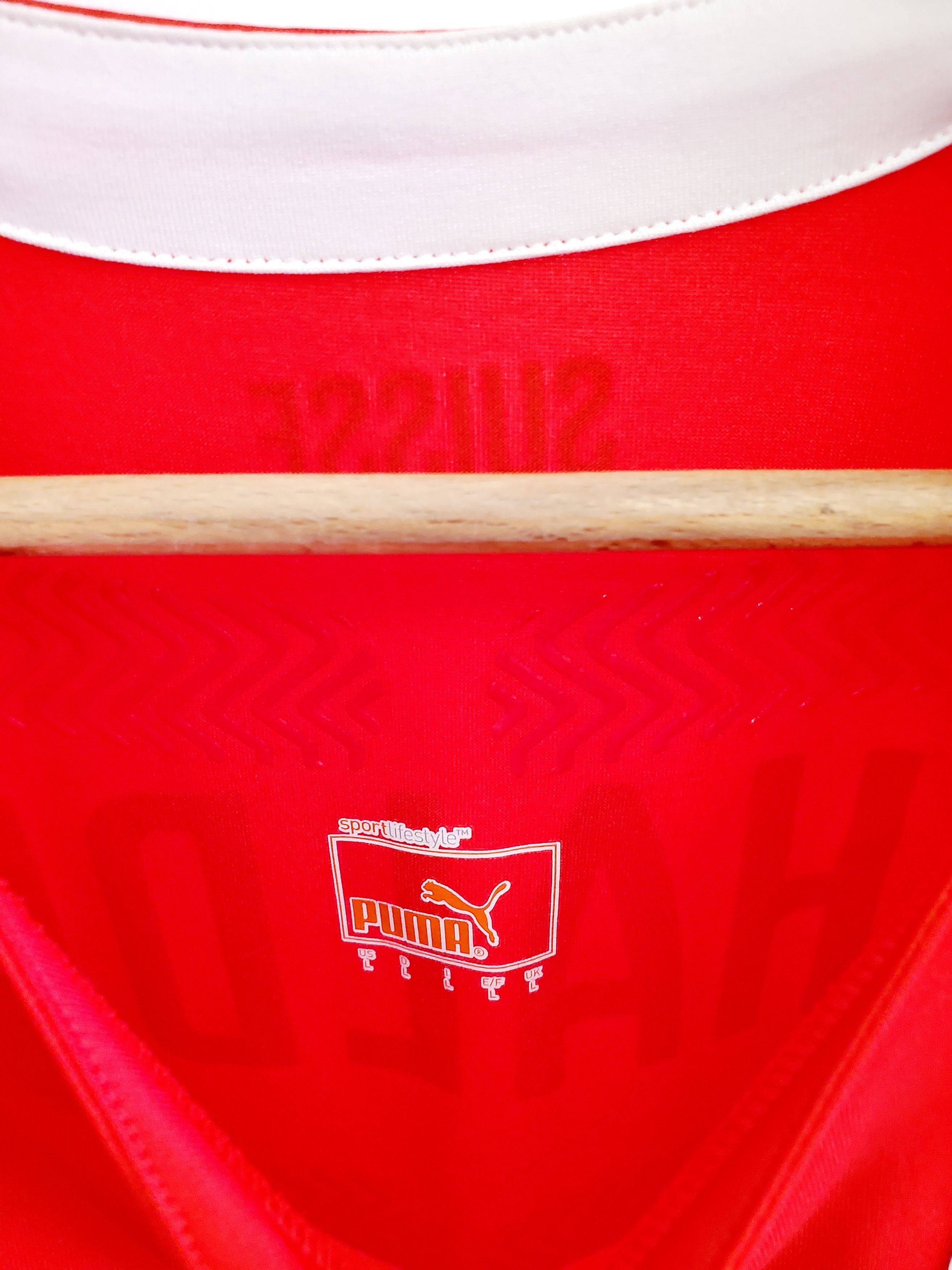 Puma SWITZERLAND PUMA HOME Player issue #10 jersey size L Size L / US 10 / IT 46 - 7 Thumbnail