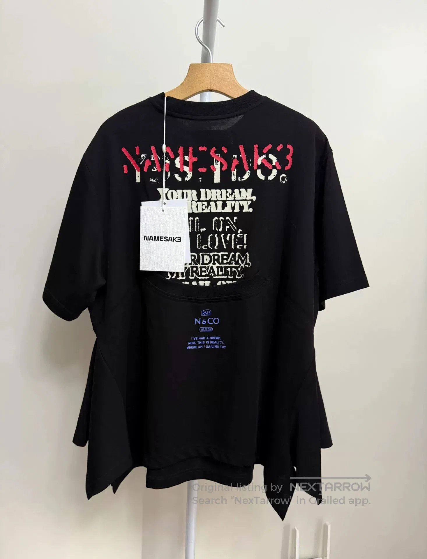 Other Namesake 25SS Collins Bowing Spliced Tee. Size US XS / EU 42 / 0 - 3 Thumbnail