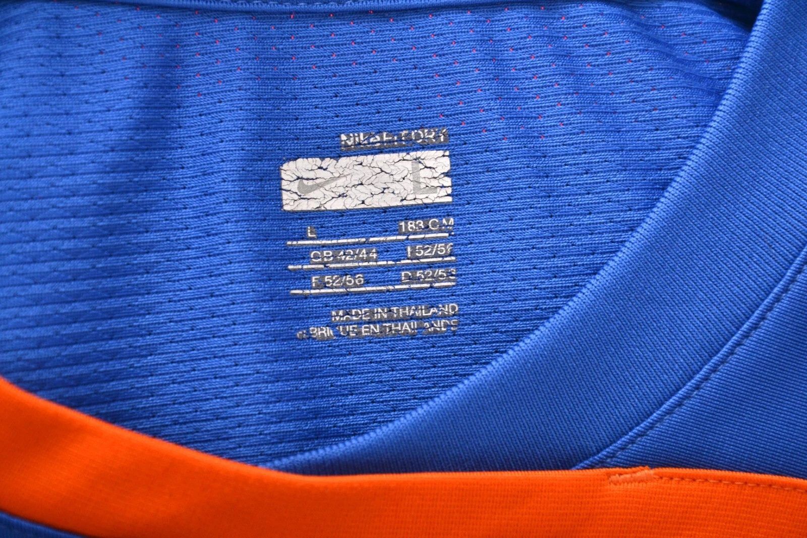 Nike HOLLAND 2008/2009 FOOTBALL SHIRT JERSEY NIKE SIZE L ADULT Size US L / EU 52-54 / 3 - 7 Thumbnail