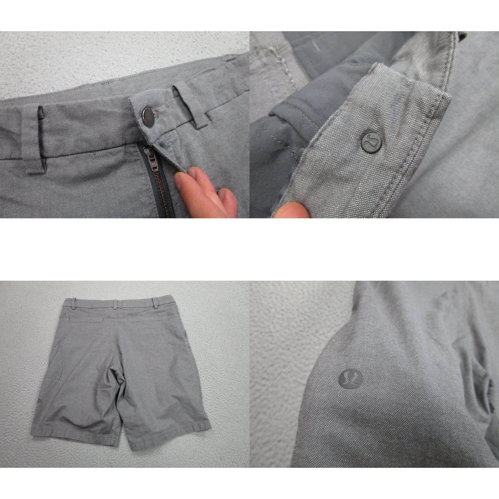 Lululemon Lululemon Shorts Mens 36 Gray Chino Stretch Casual Zip Pocket Golf Walking Size US 36 / EU 52 - 8 Thumbnail