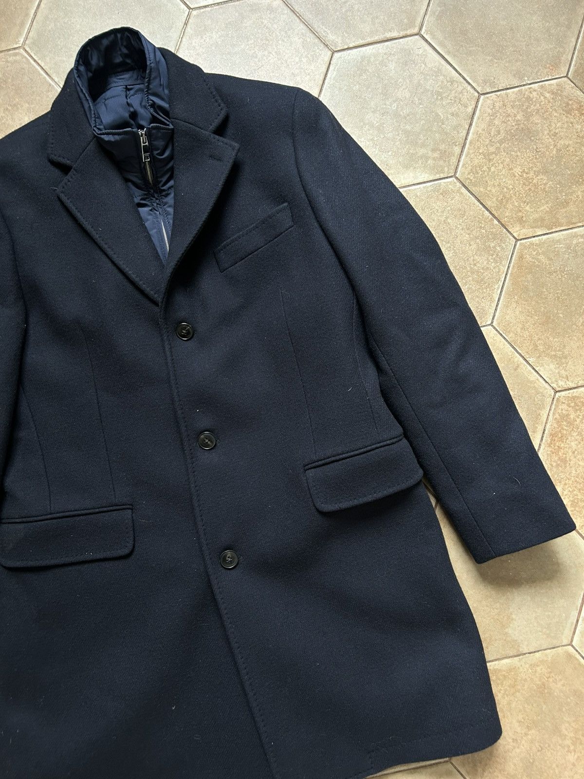Hackett × Loro Piana Hackett London Loro Piana Wool Cashmere Coat Jacket Brioni Size US M / EU 48-50 / 2 - 3 Thumbnail