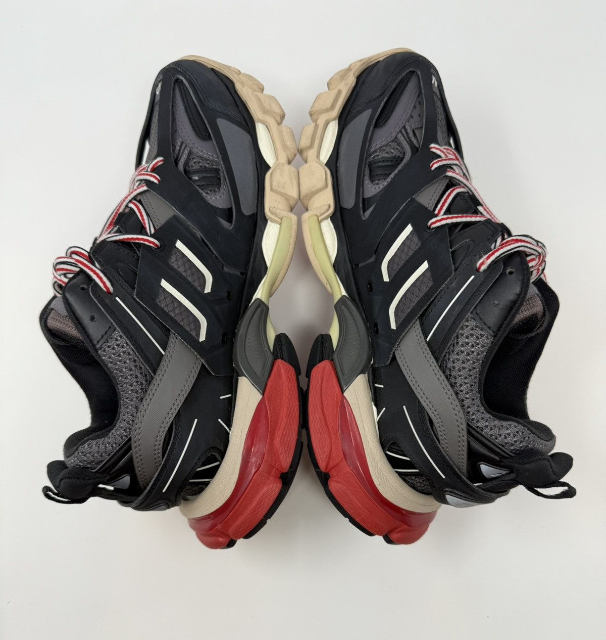 Balenciaga Balenciaga Track Sneaker Black/Red Size US 7 / EU 40 - 4 Thumbnail