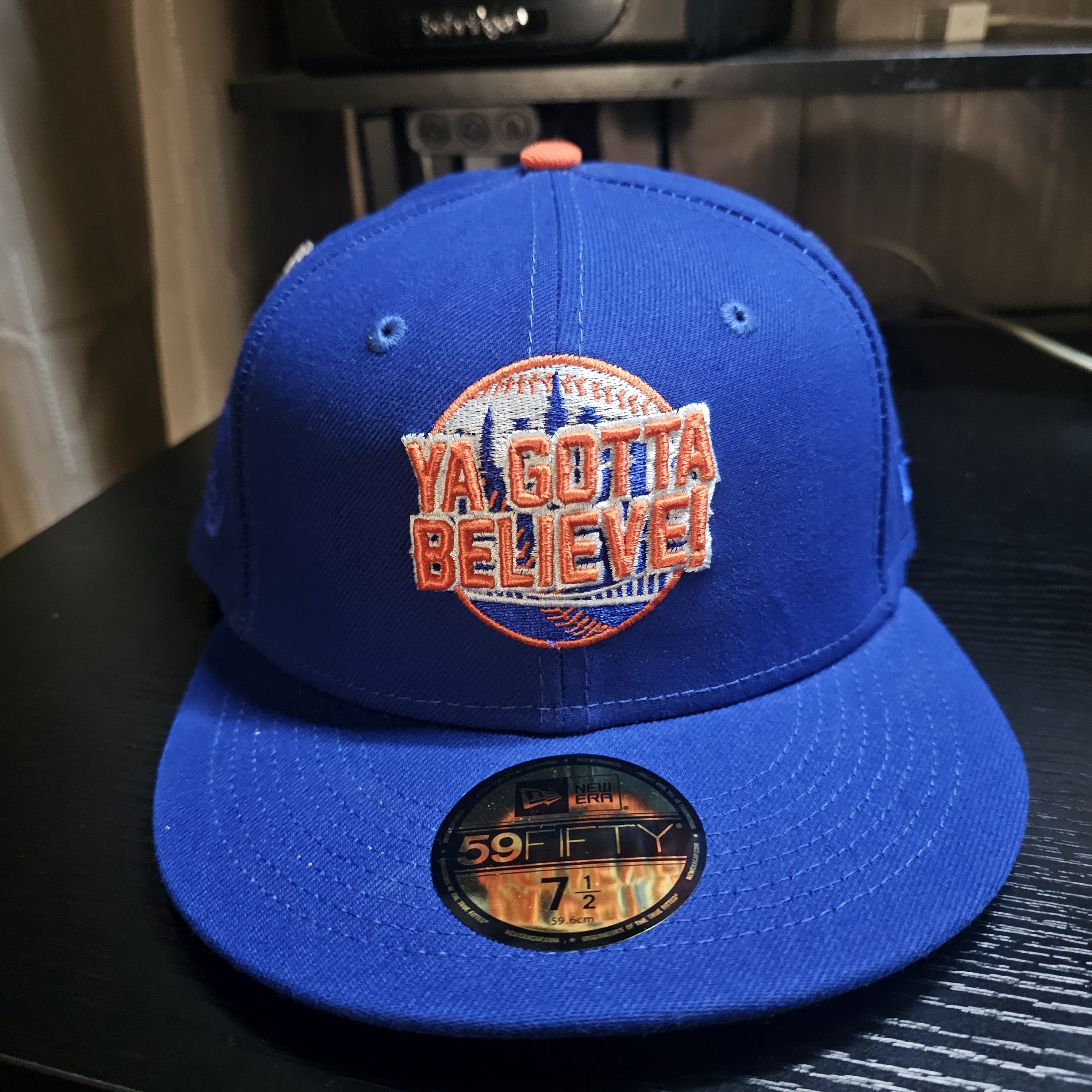 New Era Mets 7 Line "Ya Gotta Believe" W/ Pin Size ONE SIZE - 1 Thumbnail