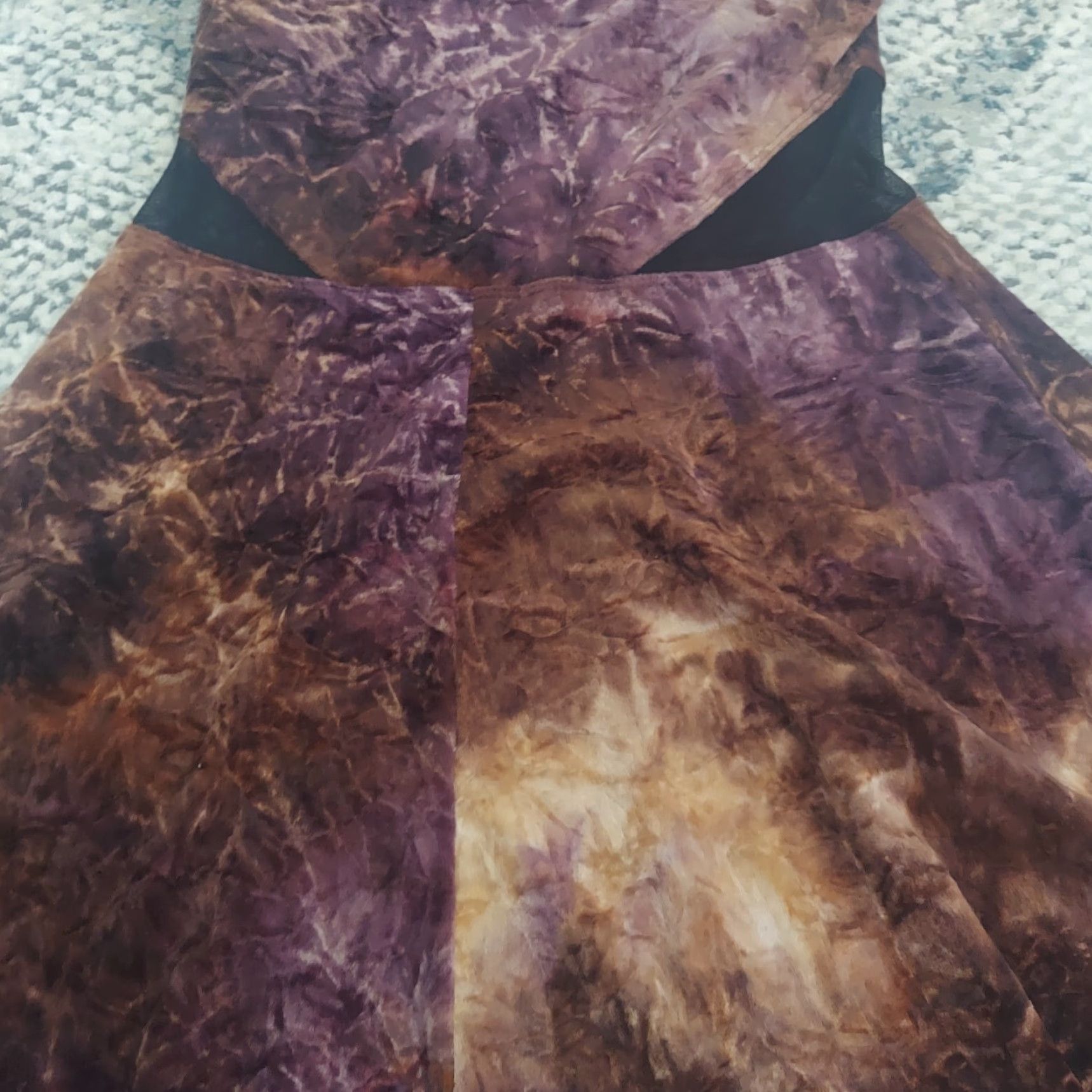 Velvet Frenchi Crushed Velvet Racer Back Dress - Size S - Women - Multicolor - Long Dress Size S / US 4 / IT 40 - 4 Thumbnail