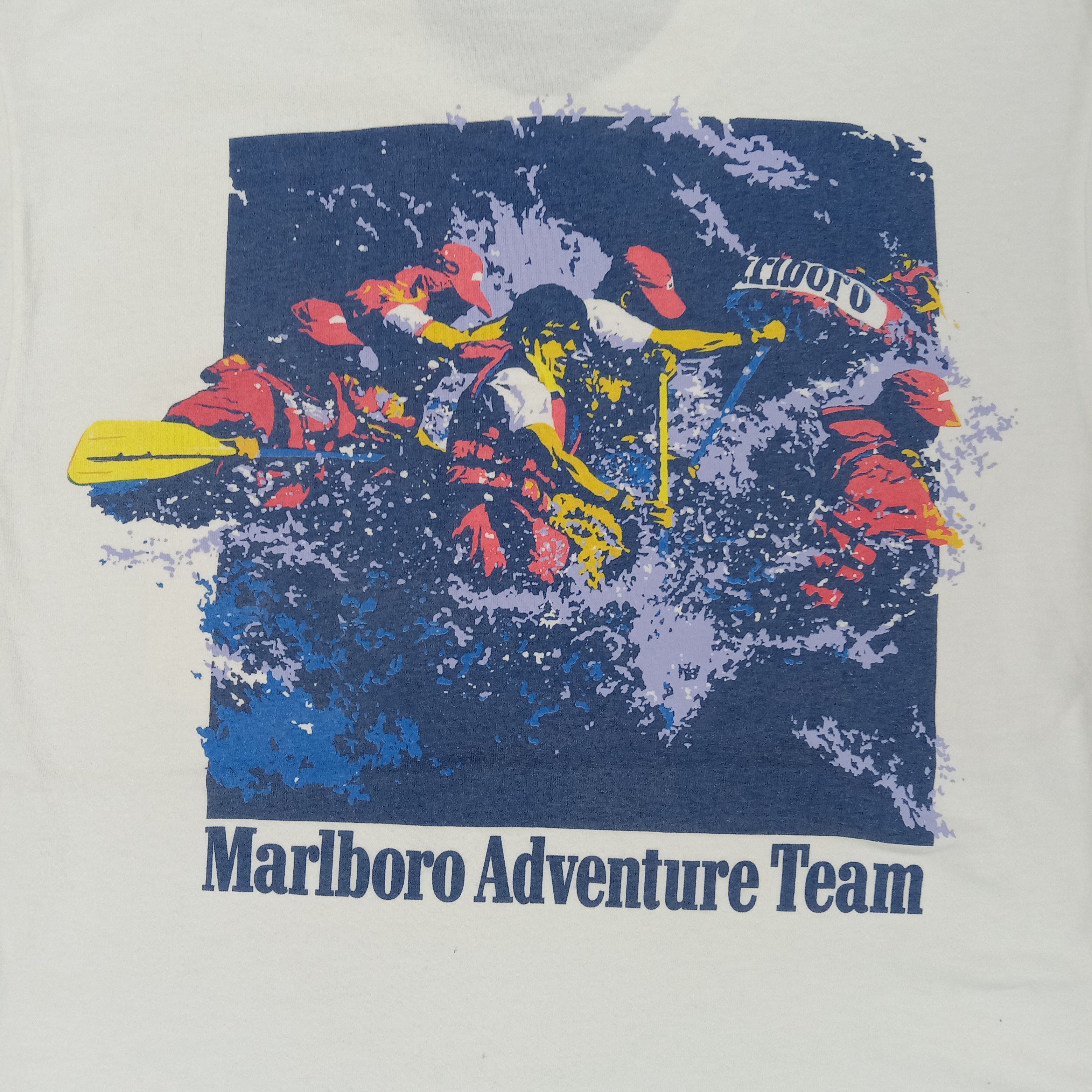 Marlboro × Vintage Marlboro Adventure Team Racing Motorsports Tshirt Size US L / EU 52-54 / 3 - 2 Thumbnail