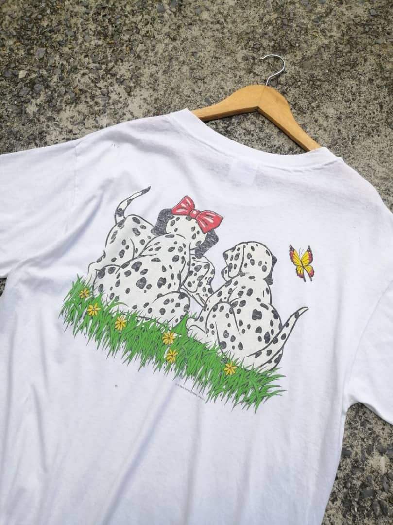Hanes × Vintage Vintage 90s Hanes Dog Cartoon Graphic Tee Size US M / EU 48-50 / 2 - 3 Thumbnail