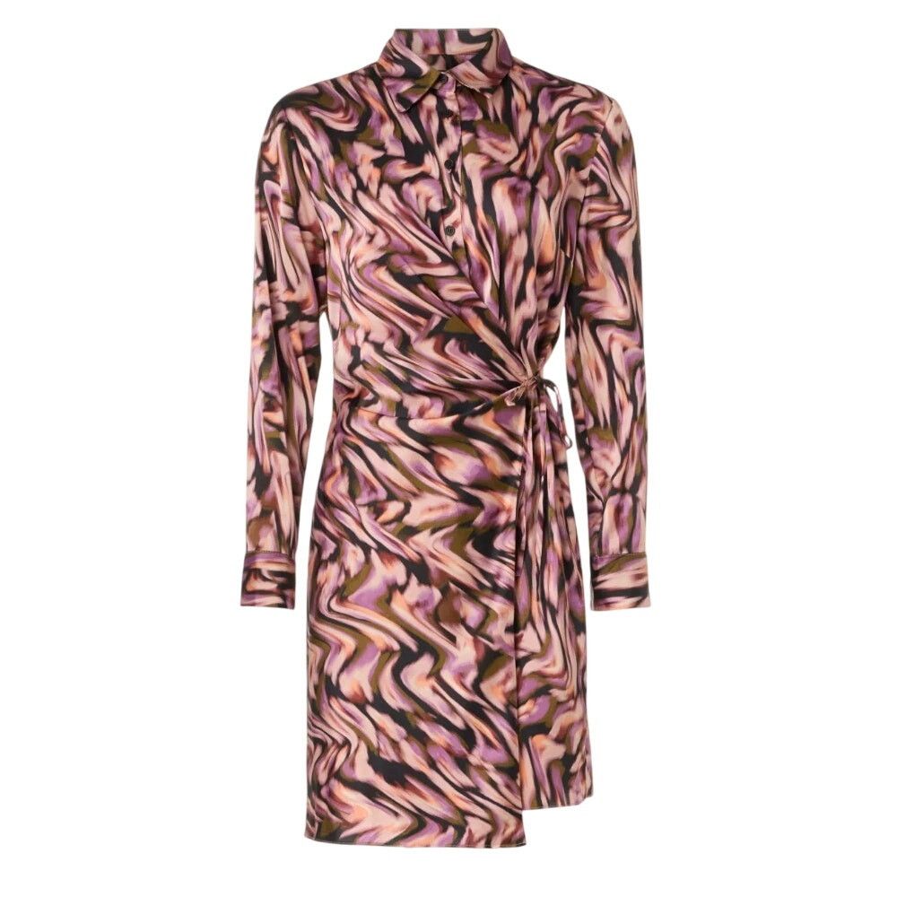 Donna Morgan Donna Morgan Wrap Dress in Pink Multi, Size US 8 Size M / US 6-8 / IT 42-44 - 1 Thumbnail