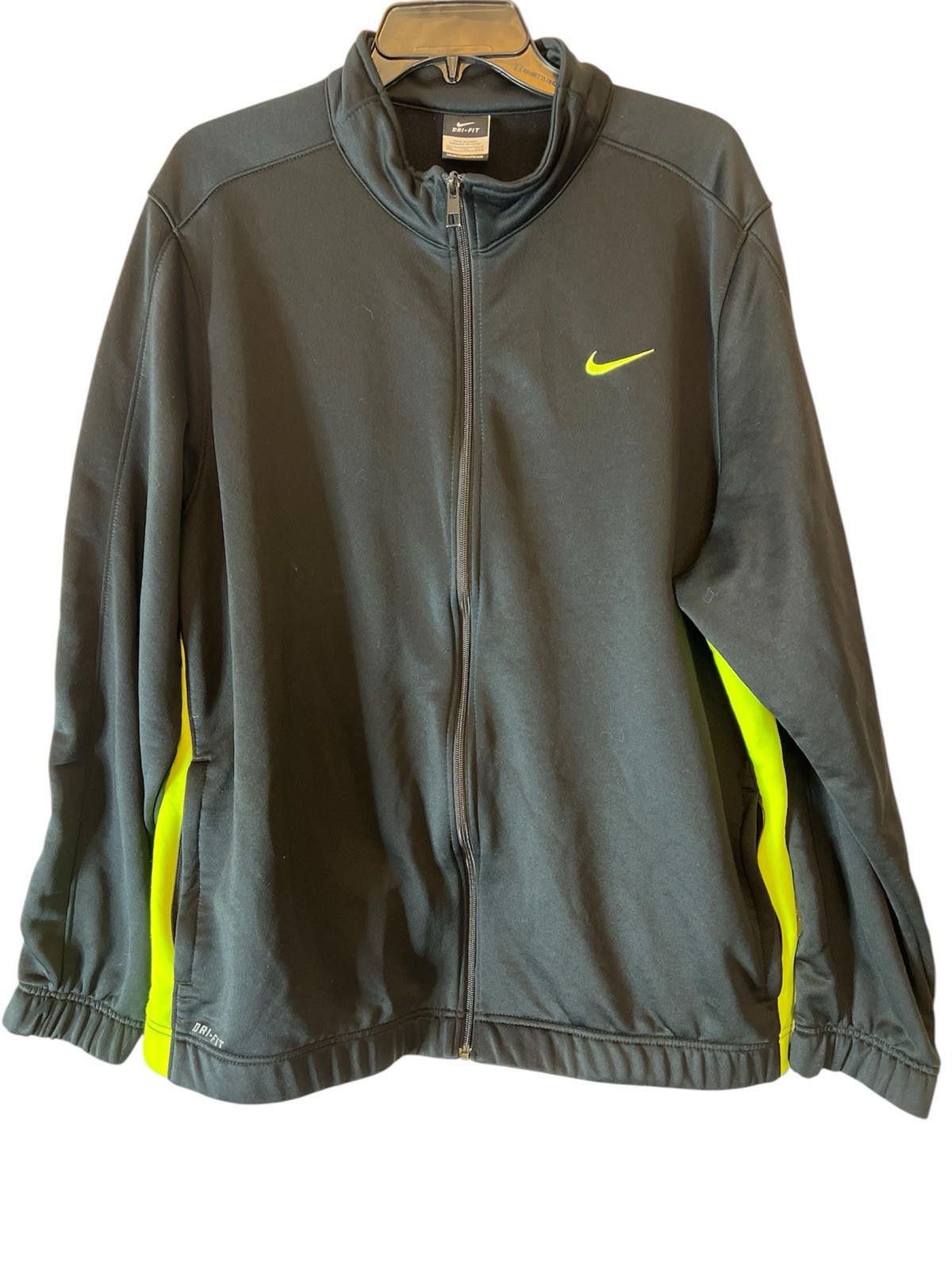 Nike nike dri fit jacket men full zip XXL Size US XXL / EU 58 / 5 - 1 Thumbnail