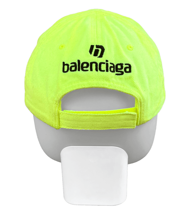 neon green balenciaga hat