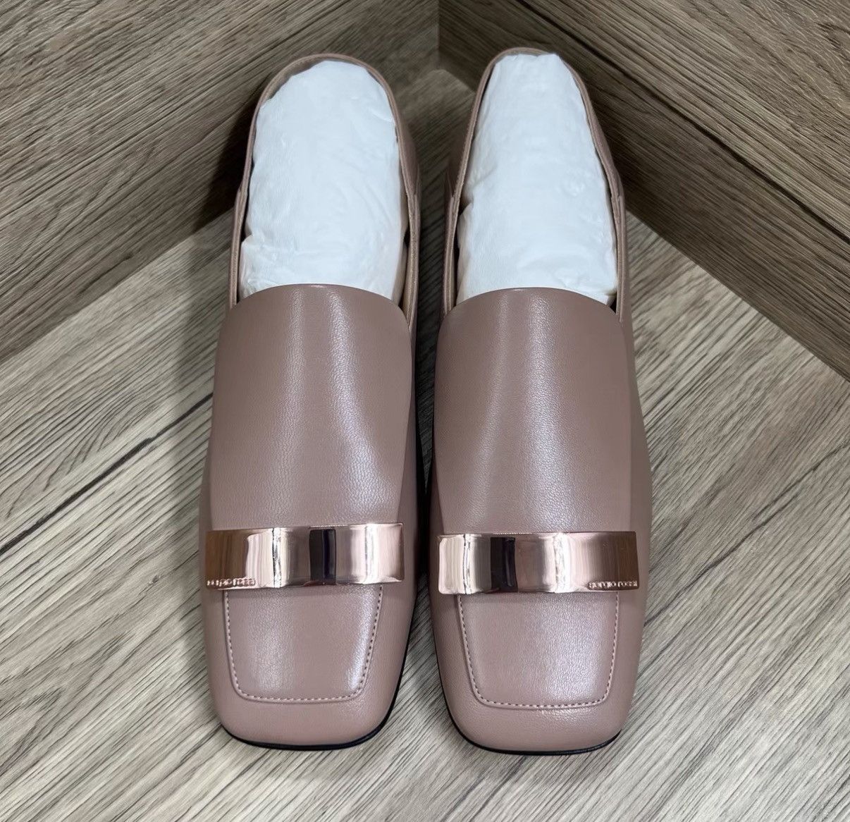 Sergio Rossi Sergio Rossi Sr1 5755 Nude Loafers J41 Size US 9 / IT 39 - 3 Thumbnail