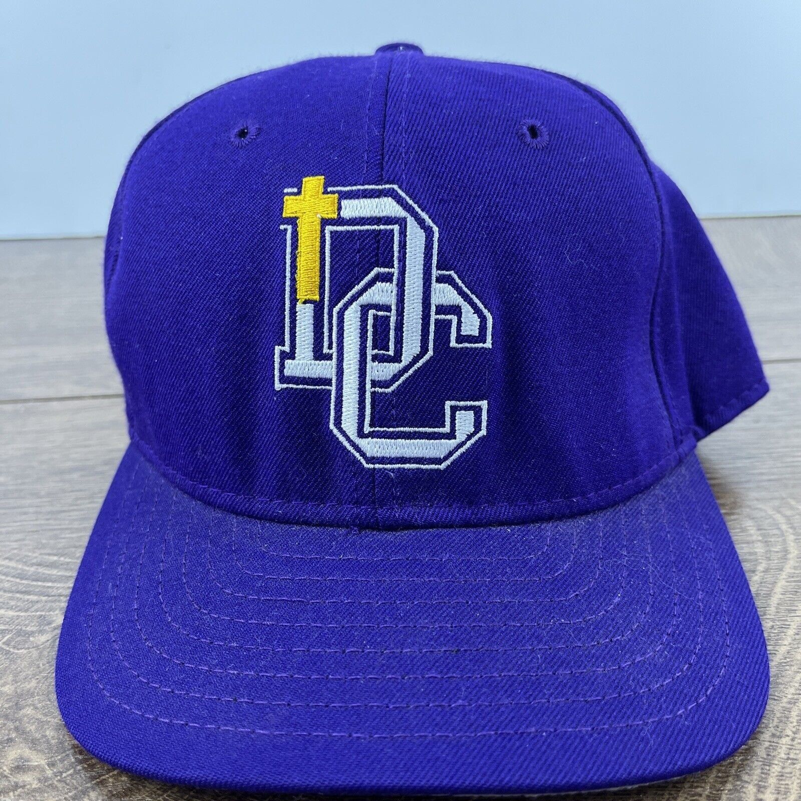 Other Defiance College Hat Yellow Jackets Purple Hat Adjustable Ad Size ONE SIZE - 3 Thumbnail