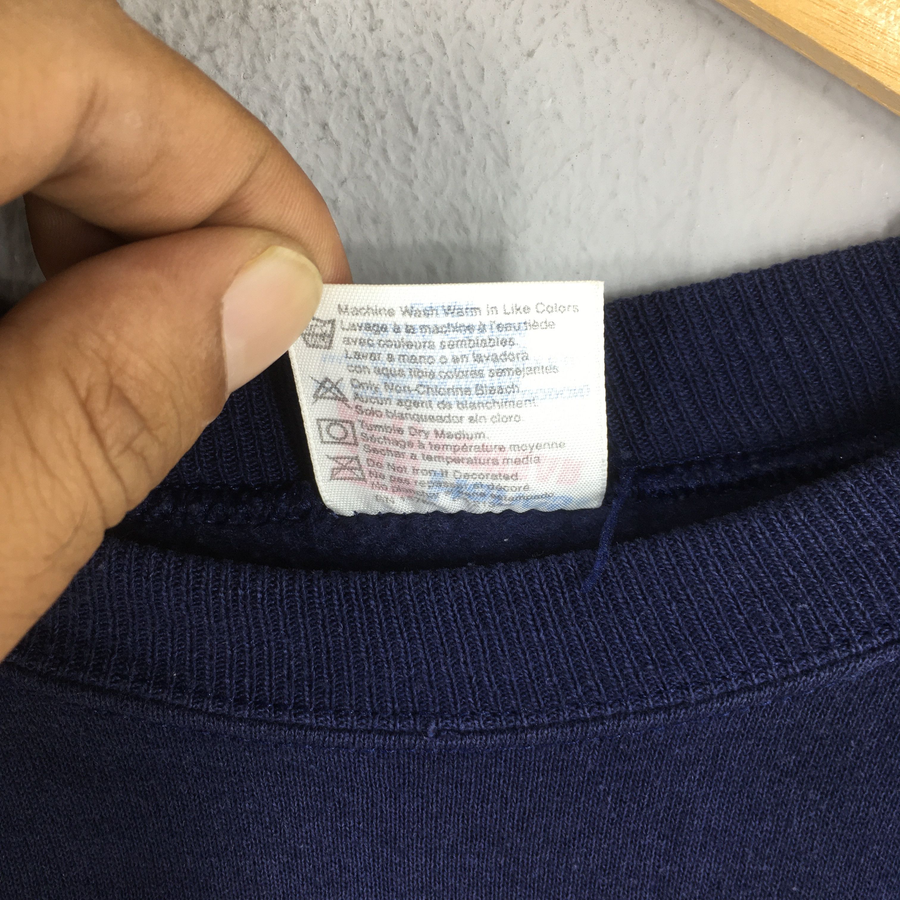Vintage Vintage 80s Aesthetic Butterfly Blue Sweatshirt Large Size US L / EU 52-54 / 3 - 6 Thumbnail