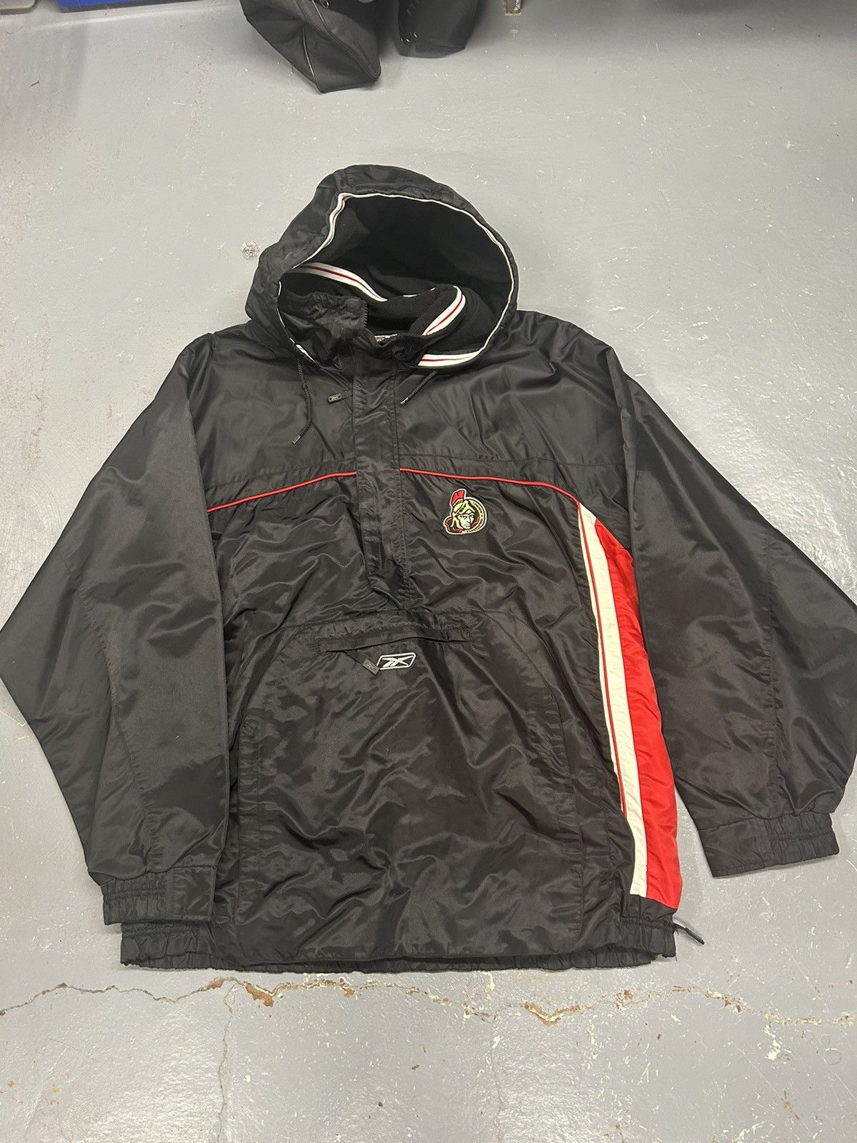 NHL × Reebok × Vintage Crazy Vintage Y2K Reebok NHL Ottawa Senators Black Jacket Size US XL / EU 56 / 4 - 1 Thumbnail