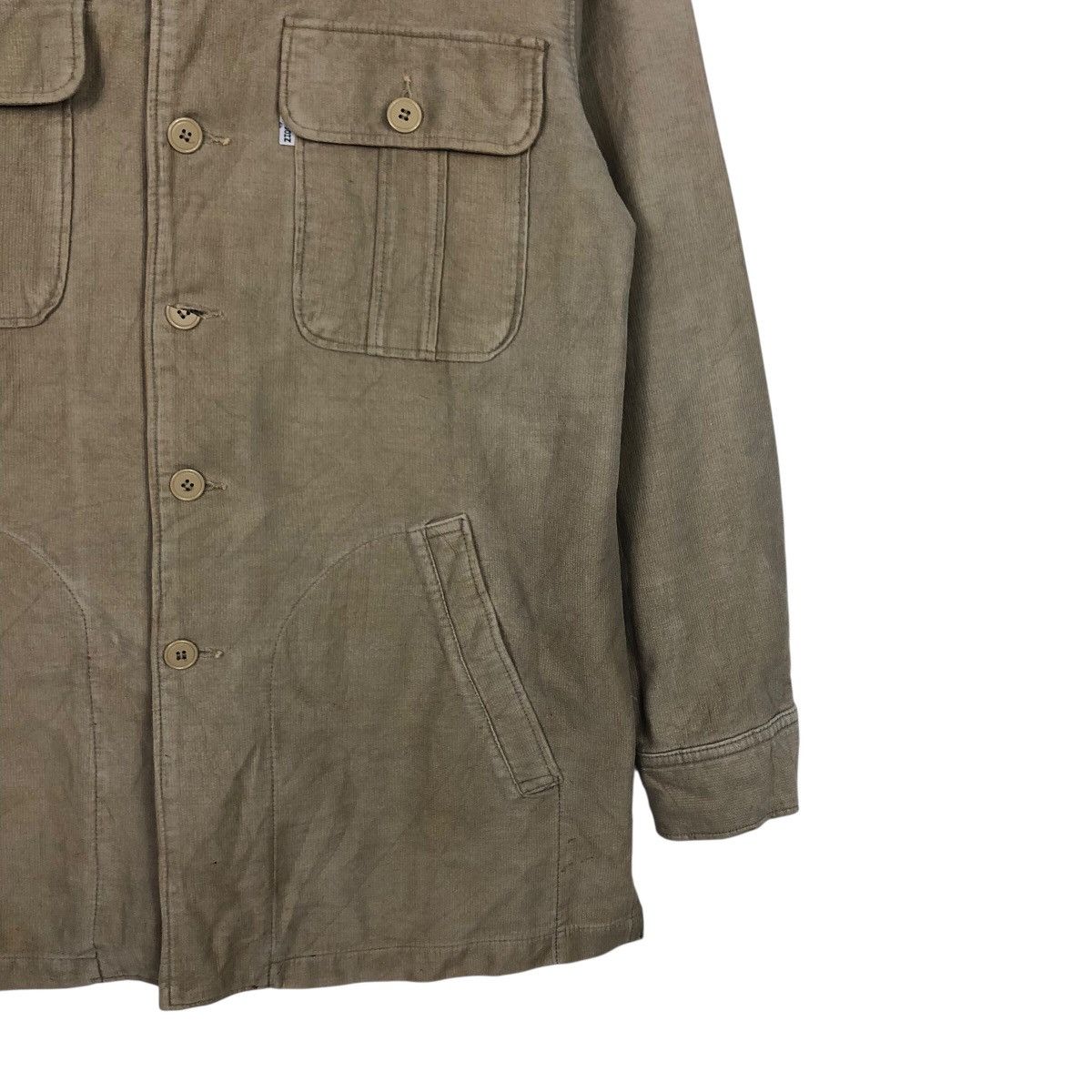Japanese Brand 📌Vintage Trucker Chore Work Jacket Big John Multi Pocket Size US L / EU 52-54 / 3 - 6 Thumbnail