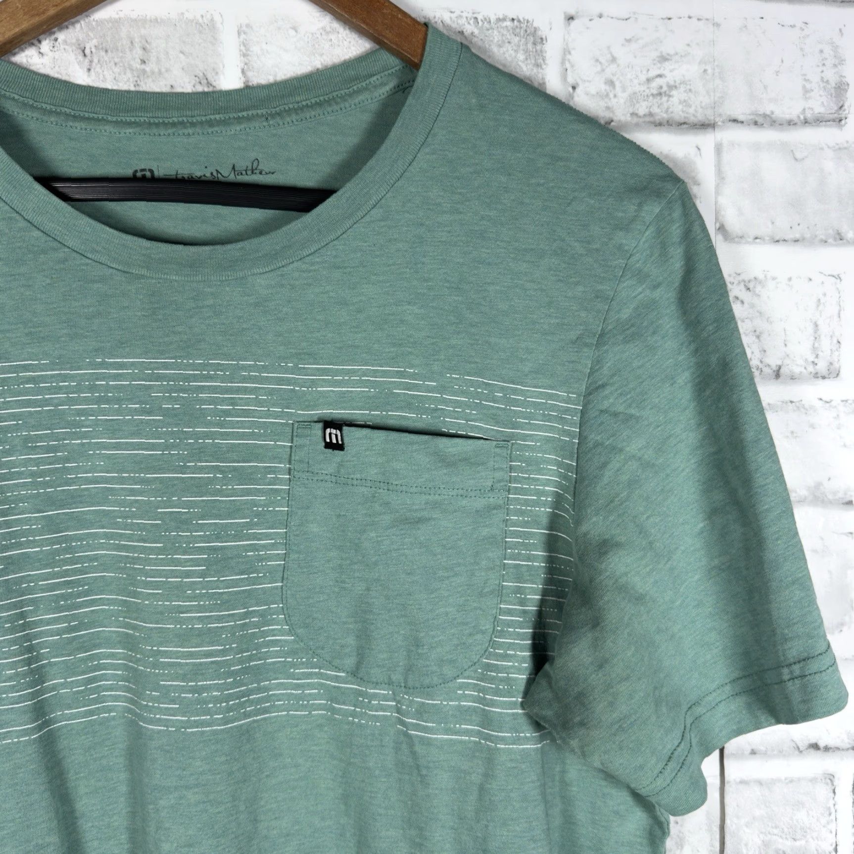 TravisMathew Travis Mathew Blue Casual Pocket Tee Mens M Shirt Pocket Blue Mens Size US M / EU 48-50 / 2 - 2 Thumbnail