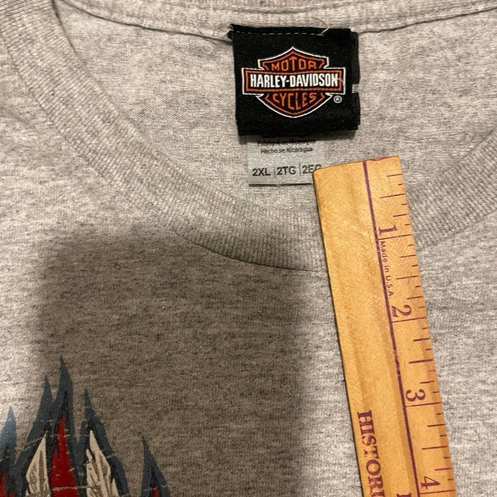 Harley Davidson Grey Harley Davidson eagle tee Message for any questions Size US XXL / EU 58 / 5 - 3 Thumbnail