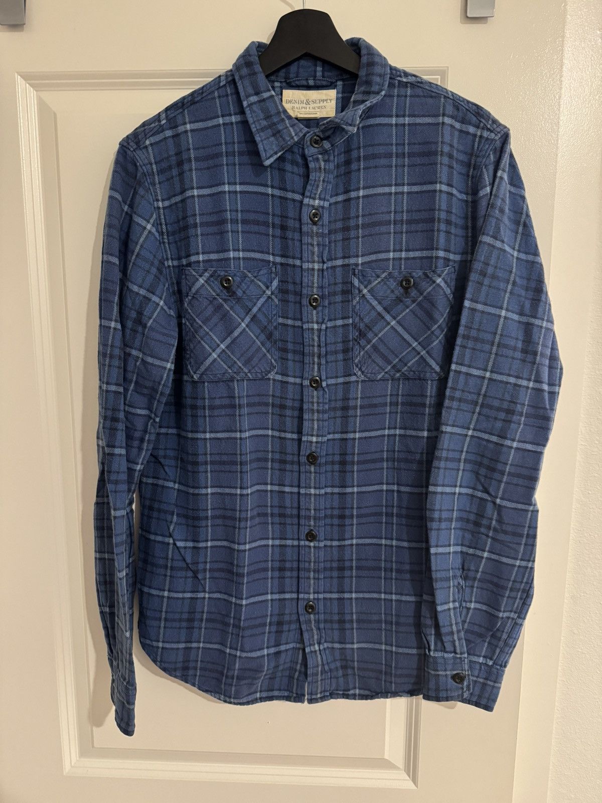 Denim & Supply Ralph Lauren 100% Cotton Flannel Size US M / EU 48-50 / 2 - 1 Thumbnail