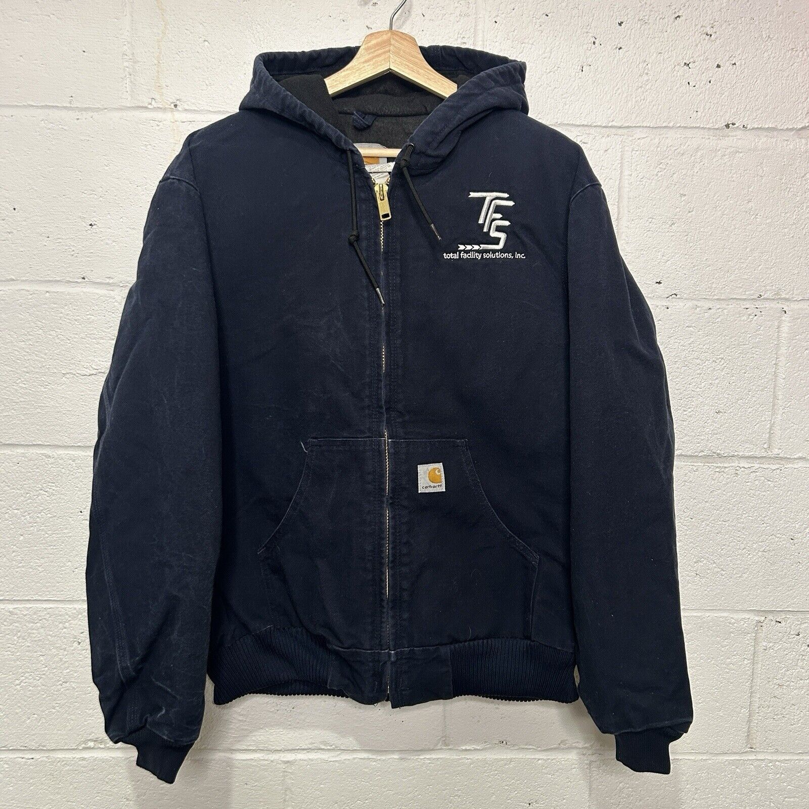 ジャケット・アウター Carhartt Active Jacket J144 CMO USA Vintage Carhartt Jacket Mens 2XL J144 CMO Hooded Thermal