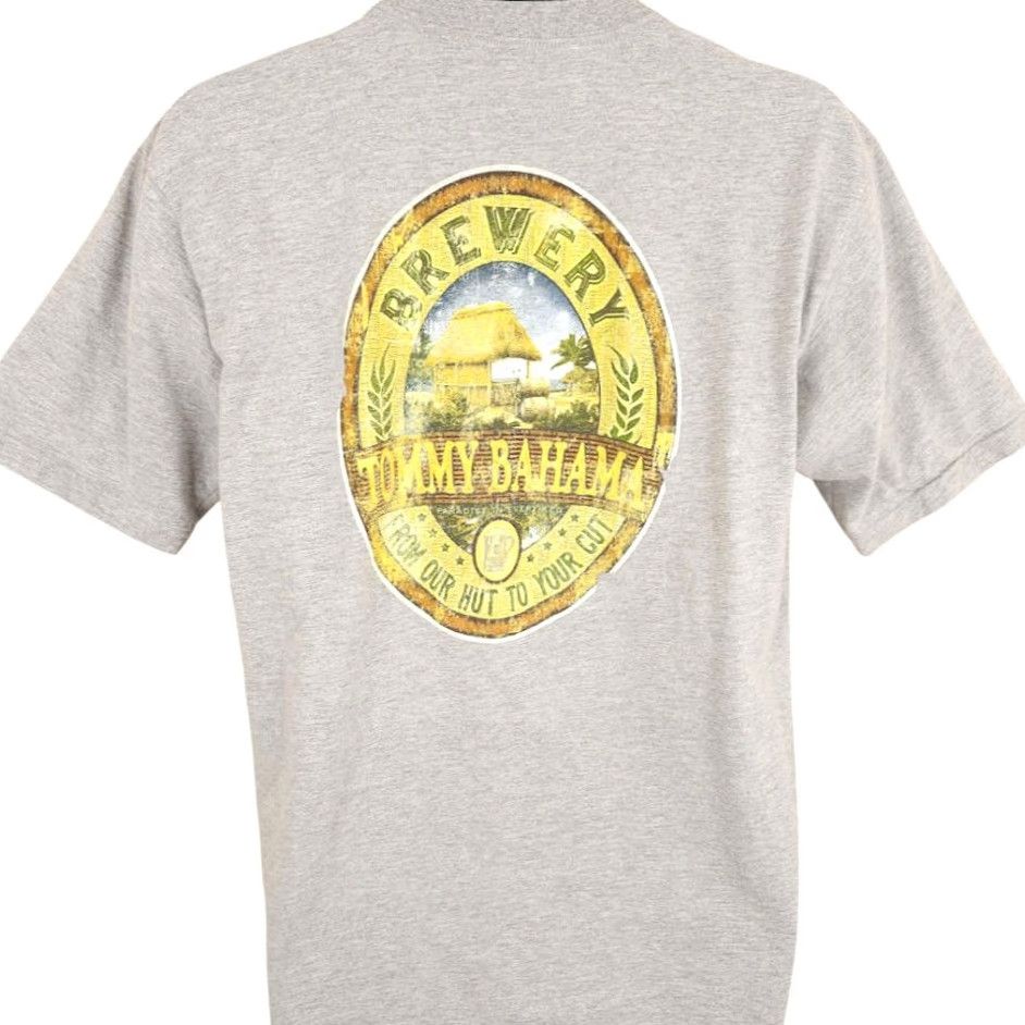 Tommy Bahama Tommy Bahama T Shirt Mens Size Medium Gray Brewery Paradise In Every Keg Beer | Short Sleeve Crew Neck Cotton Vintage: No Men MMS Size US M / EU 48-50 / 2 - 4 Thumbnail