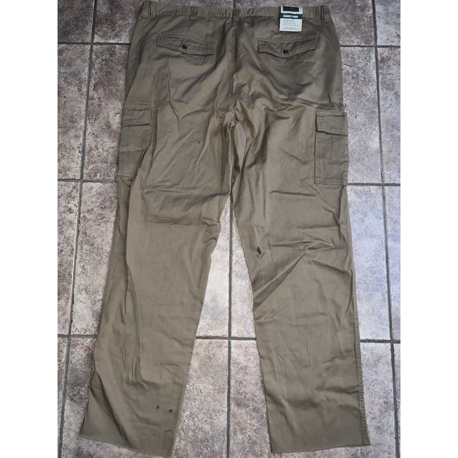 Vintage VINTAGE Boulder Creek Ranger Cargo Pants Mens 50x38 Beige Cargo Apparel Size US 34 / EU 50 - 4 Thumbnail