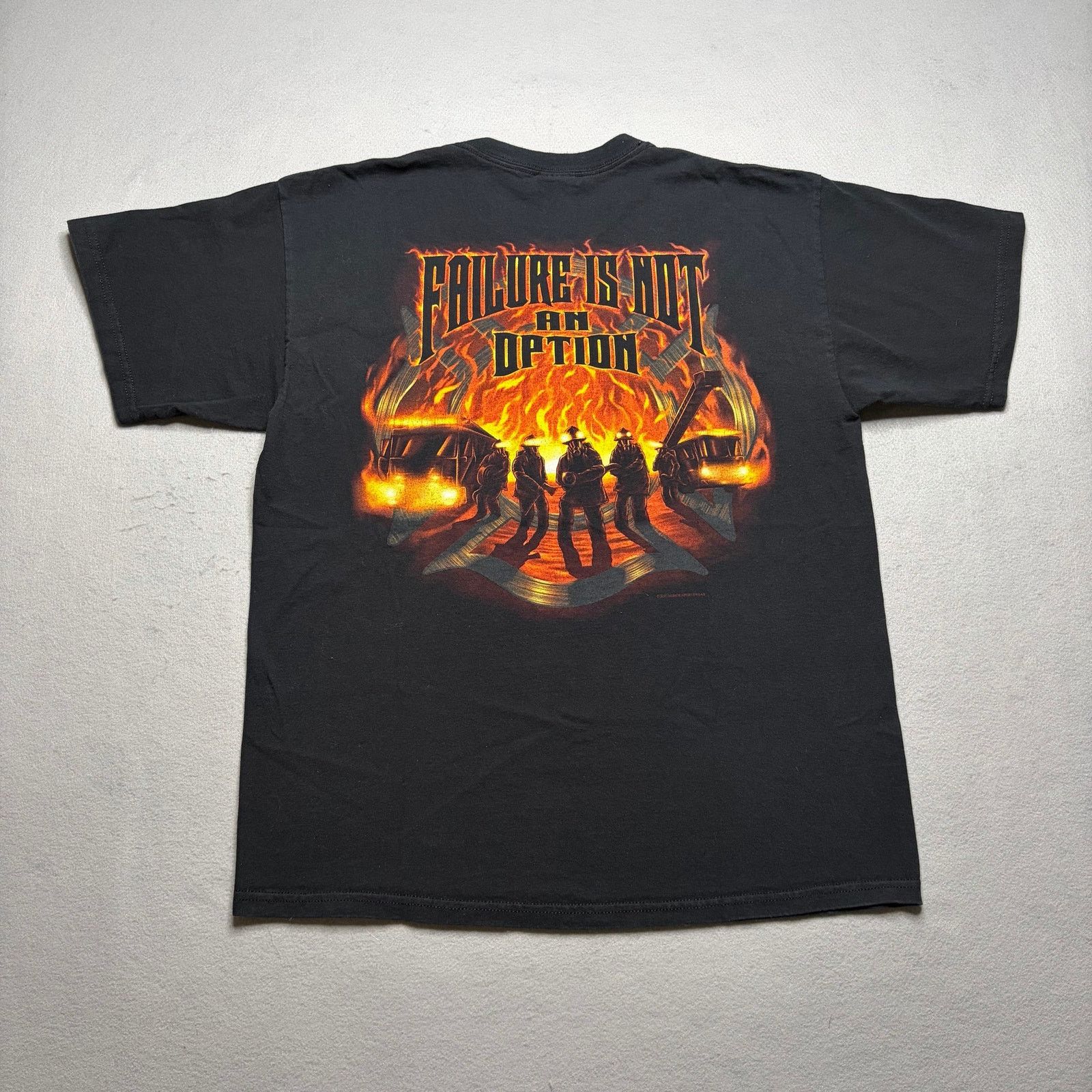 Gildan Vintage Failure Is Not An Option Rescue T Shirt Men’s Large Size US L / EU 52-54 / 3 - 7 Thumbnail