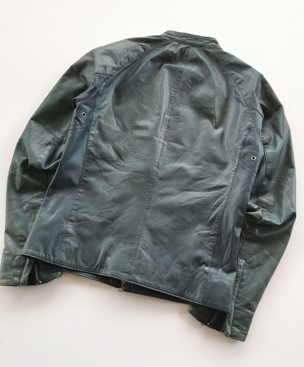 Genuine Leather Cowhide Leather Murder License Japan Biker Jacket Size XS / US 0-2 / IT 36-38 - 8 Thumbnail