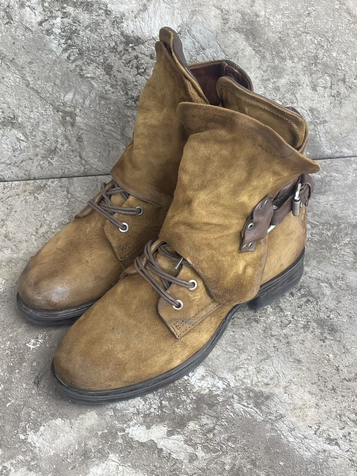 A.S.98 As 98 Guidi style Leather High Boots Size US 7 / EU 40 - 1 Thumbnail