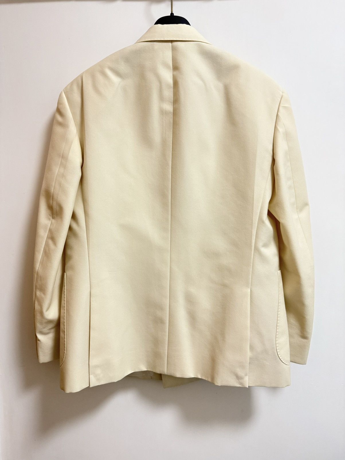 Louis Vuitton Louis Vuitton ivory double breasted blazer jacket 44 Size 44R - 3 Thumbnail