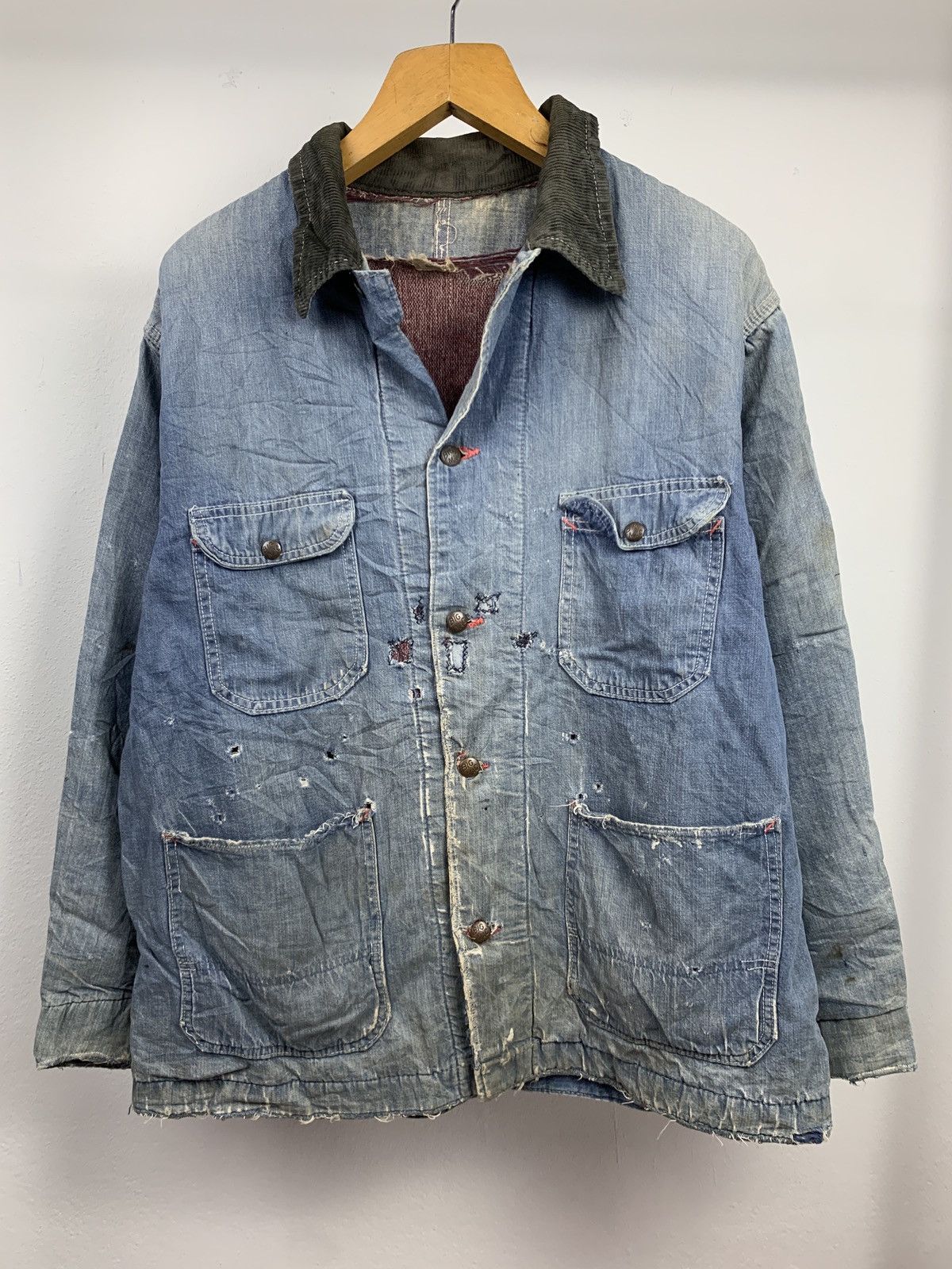 Designer × Distressed Denim × Vintage VINTAGE BIG MAC DISTRESSED 