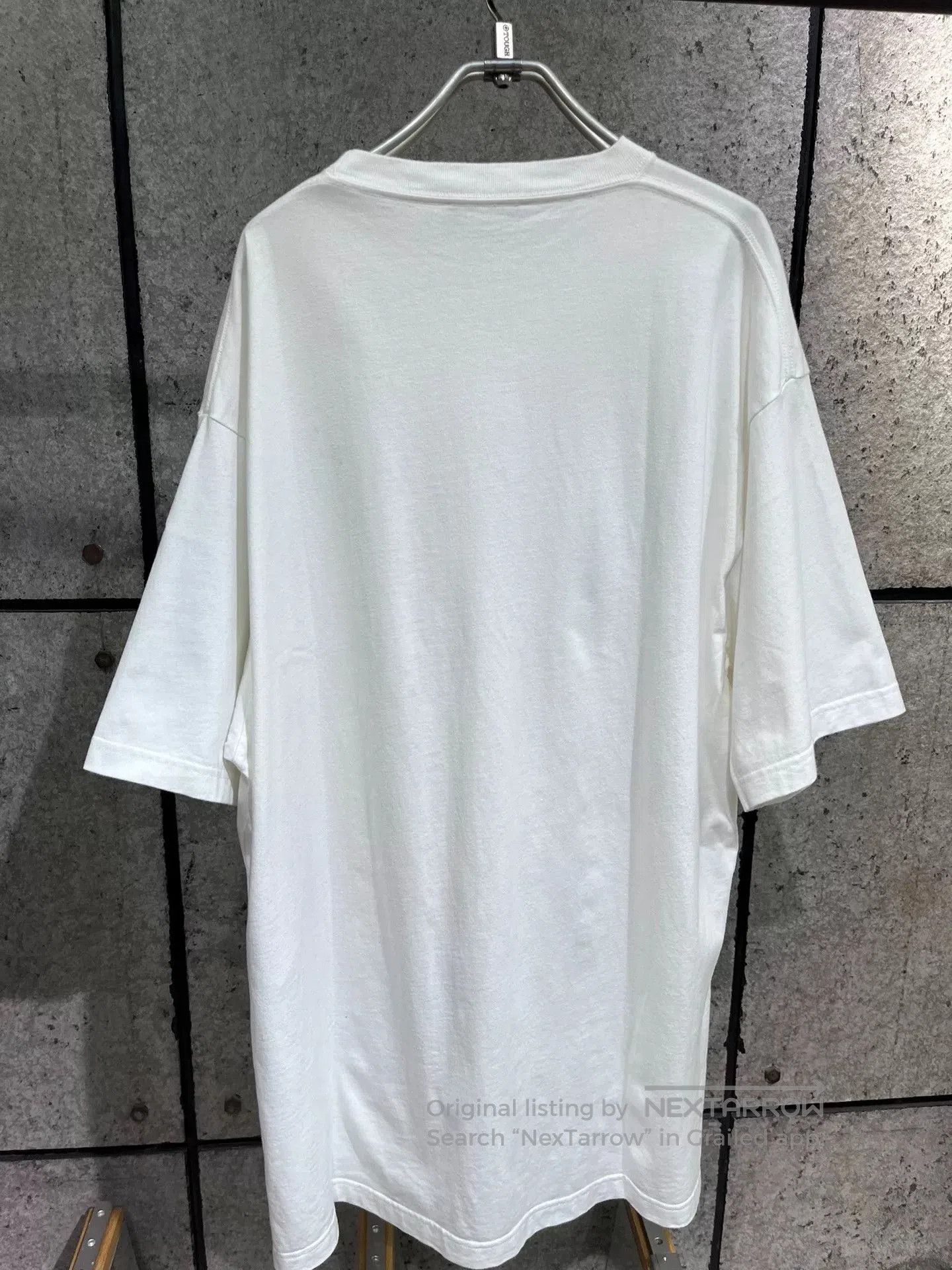 Balenciaga Balenciaga White Oversized Scissors Short-Sleeve S. Size US S / EU 44-46 / 1 - 6 Thumbnail