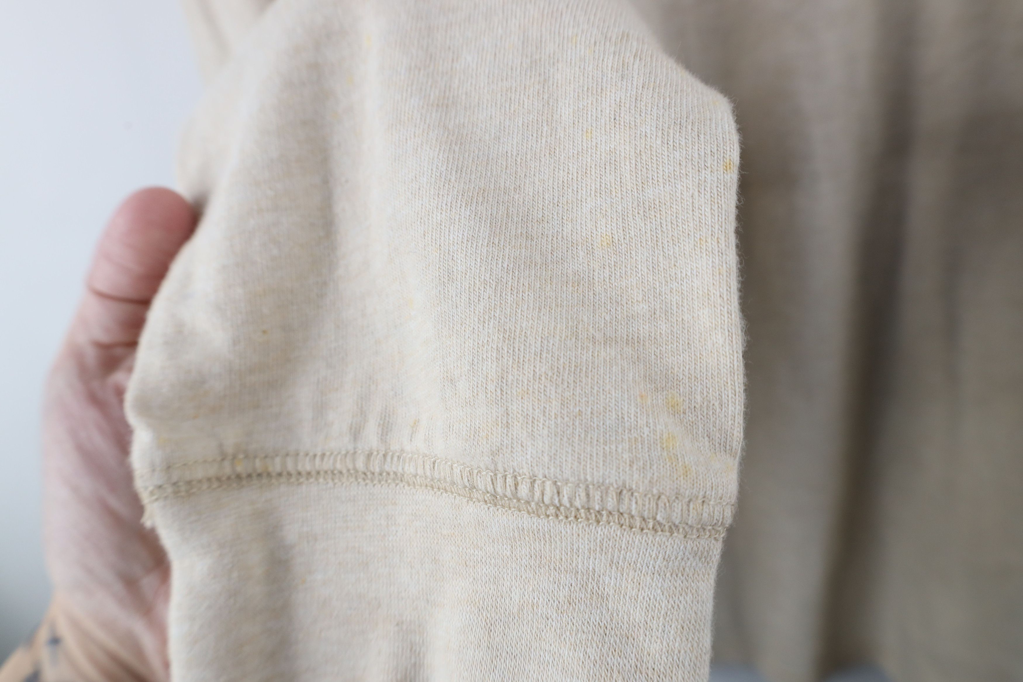 Vintage Vintage 90s Streetwear Long Sleeve Henley T-Shirt Beige Size US L / EU 52-54 / 3 - 6 Thumbnail