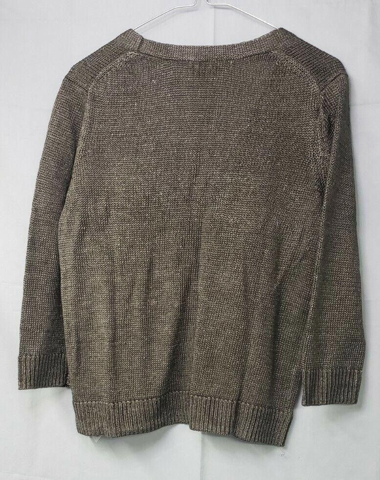Designer NWT Talbots Petite Cardigan Grey Size Petite Large Size L / US 10 / IT 46 - 9 Thumbnail