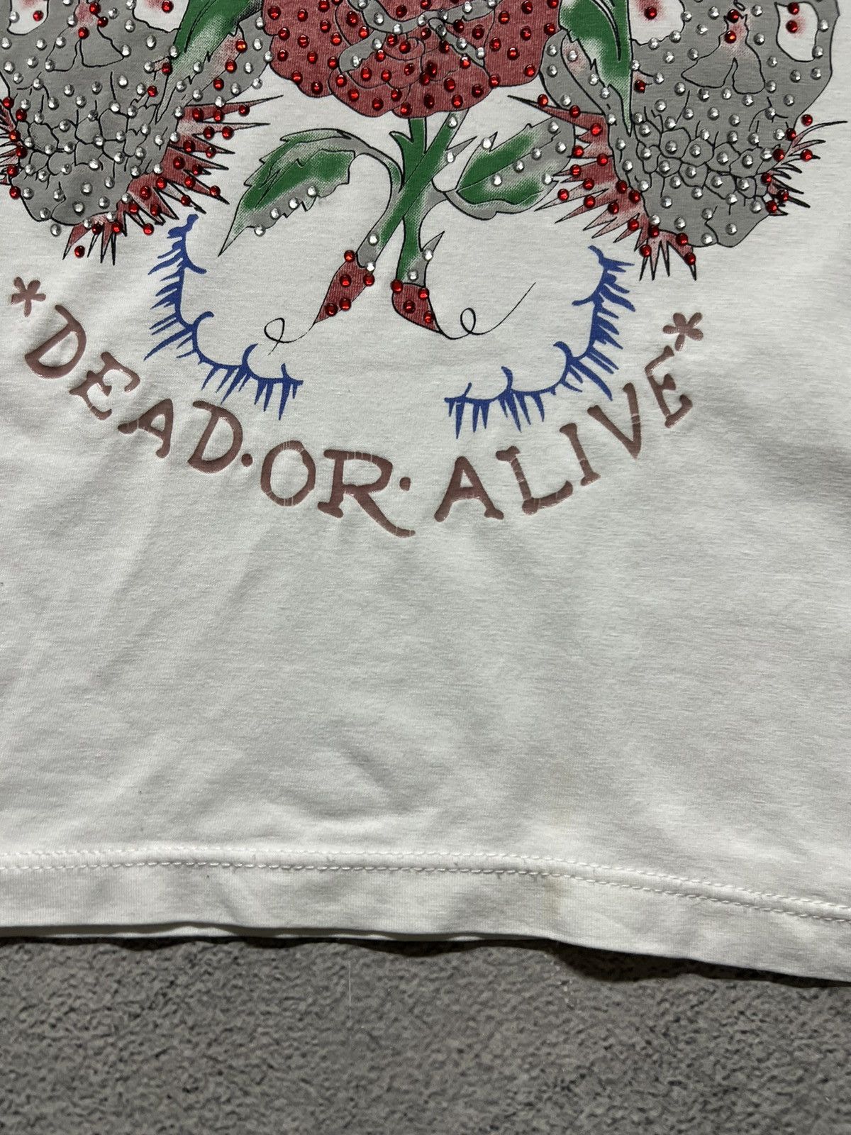 Ed Hardy Vintage Y2k Ed Hardy Dead Or Alive ☠️🌹 Rare Long Sleeve 00’s Size L / US 10 / IT 46 - 11 Thumbnail