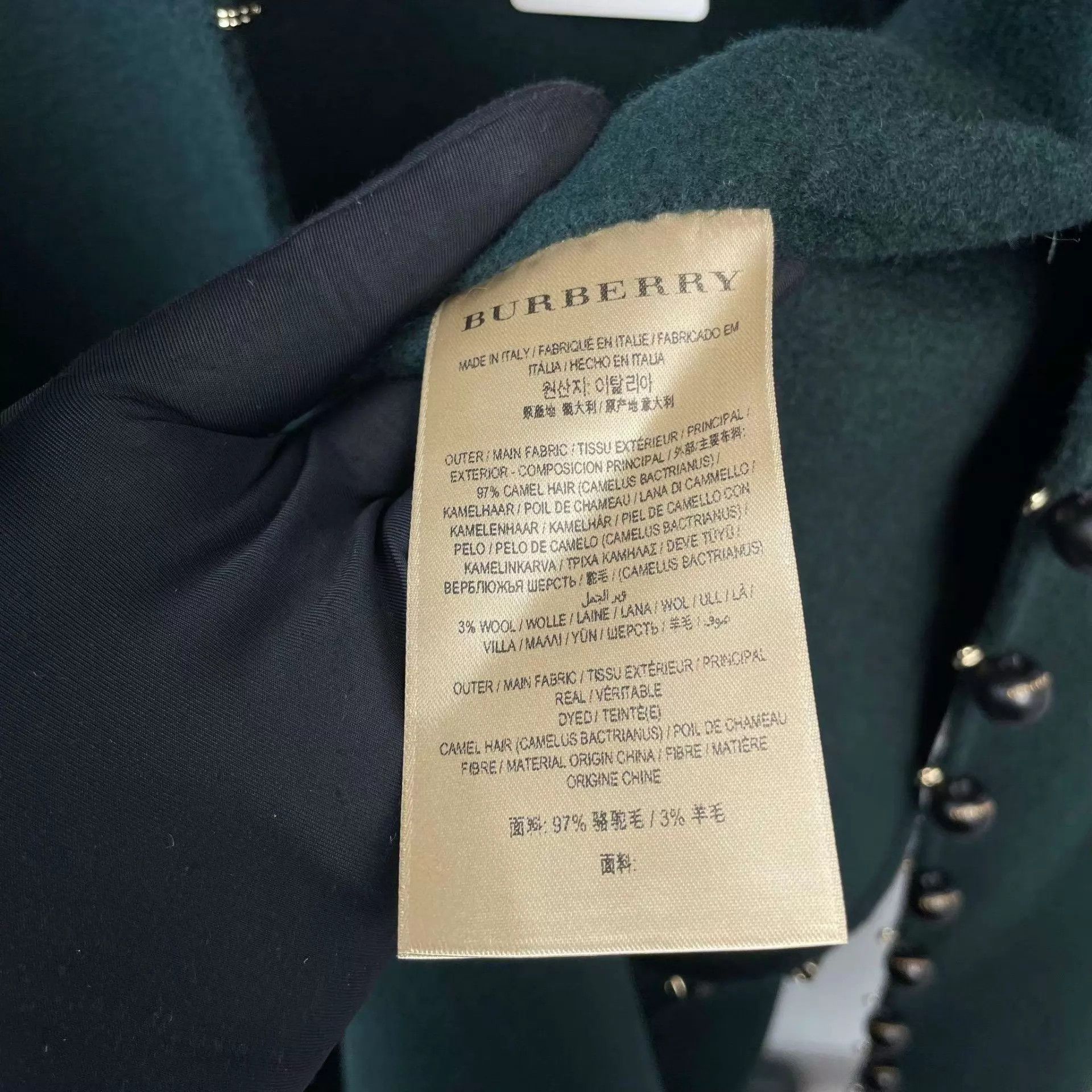Burberry Burberry Cashmere Cape Green M Size M / US 6-8 / IT 42-44 - 6 Thumbnail