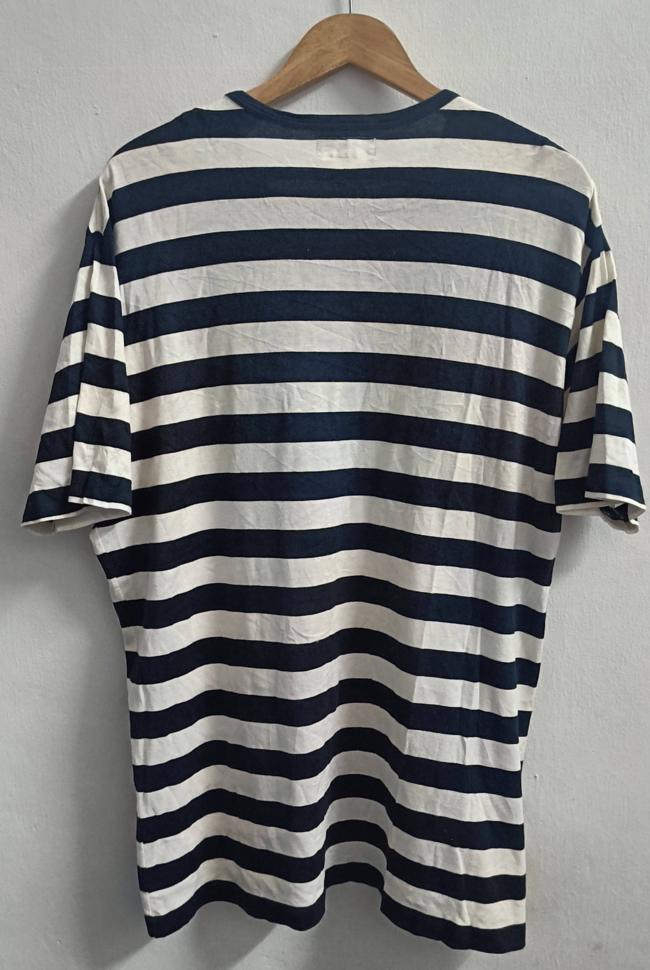 Yohji Yamamoto 🔥🔥Rare Yohji Yamamoto Stripe Tee Size US M / EU 48-50 / 2 - 2 Thumbnail