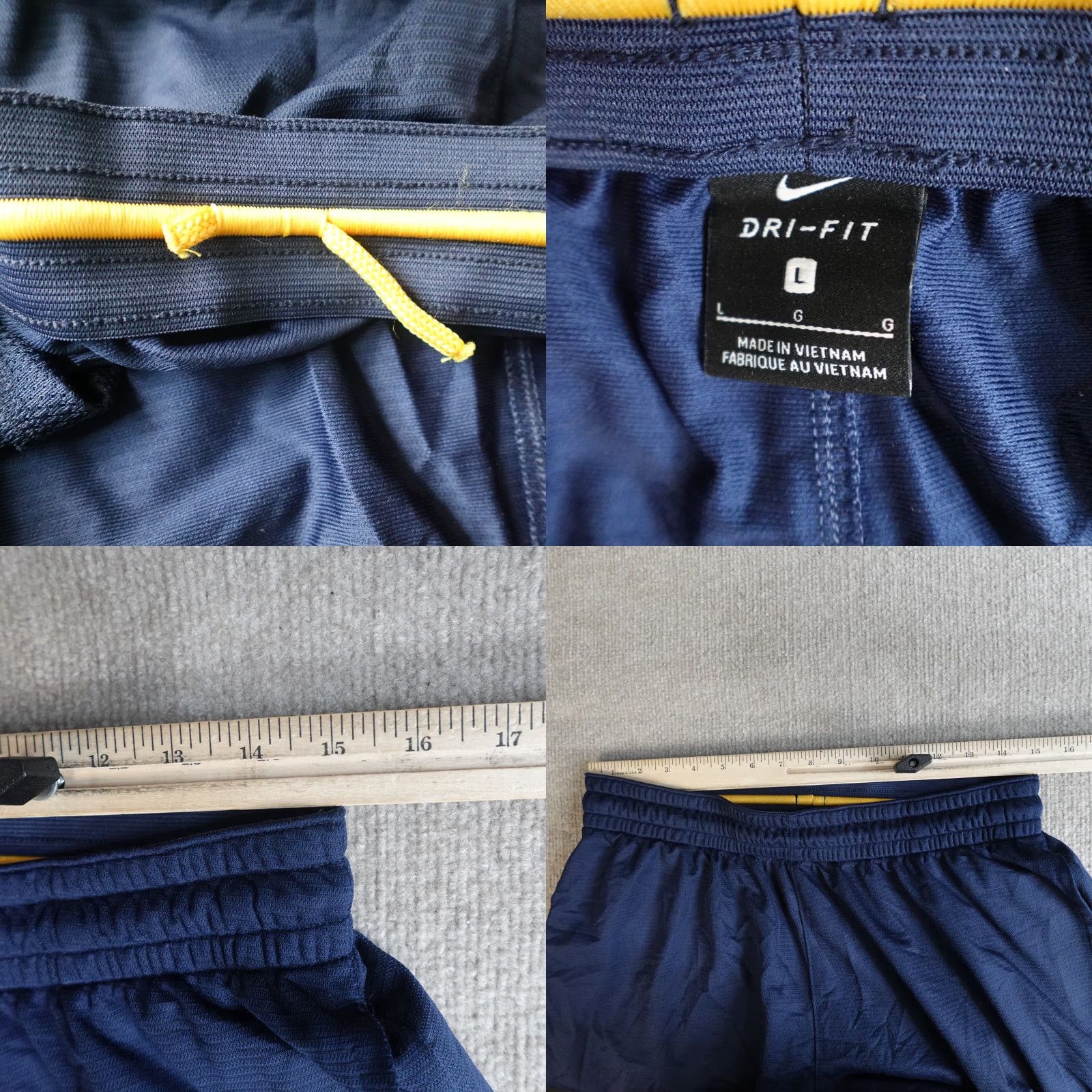 Nike Nike Basketball Shorts Large Blue West Virginia Elite Men L Blue Athletic 9in Inseam Shorts Size US 33 - 9 Thumbnail