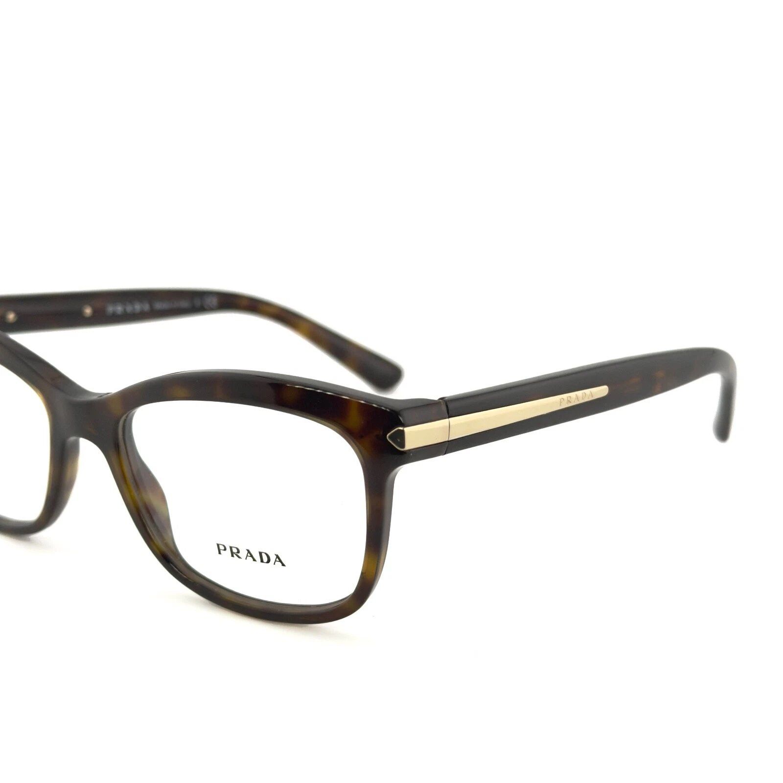 Prada PRADA JOURNAL PR10RV Brown Havana Eyeglasses Optical 10R Size ONE SIZE - 8 Thumbnail