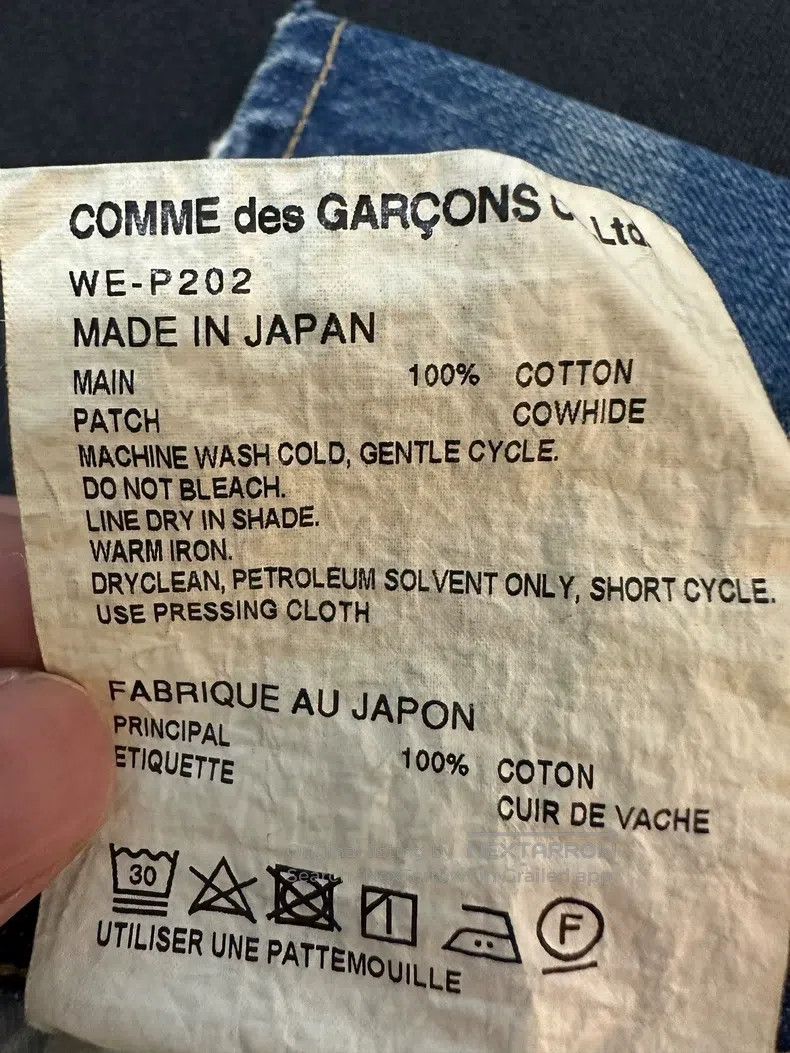 Junya Watanabe Junya Watanabe size S Distressed patchwork denim pants Size 22" - 8 Thumbnail