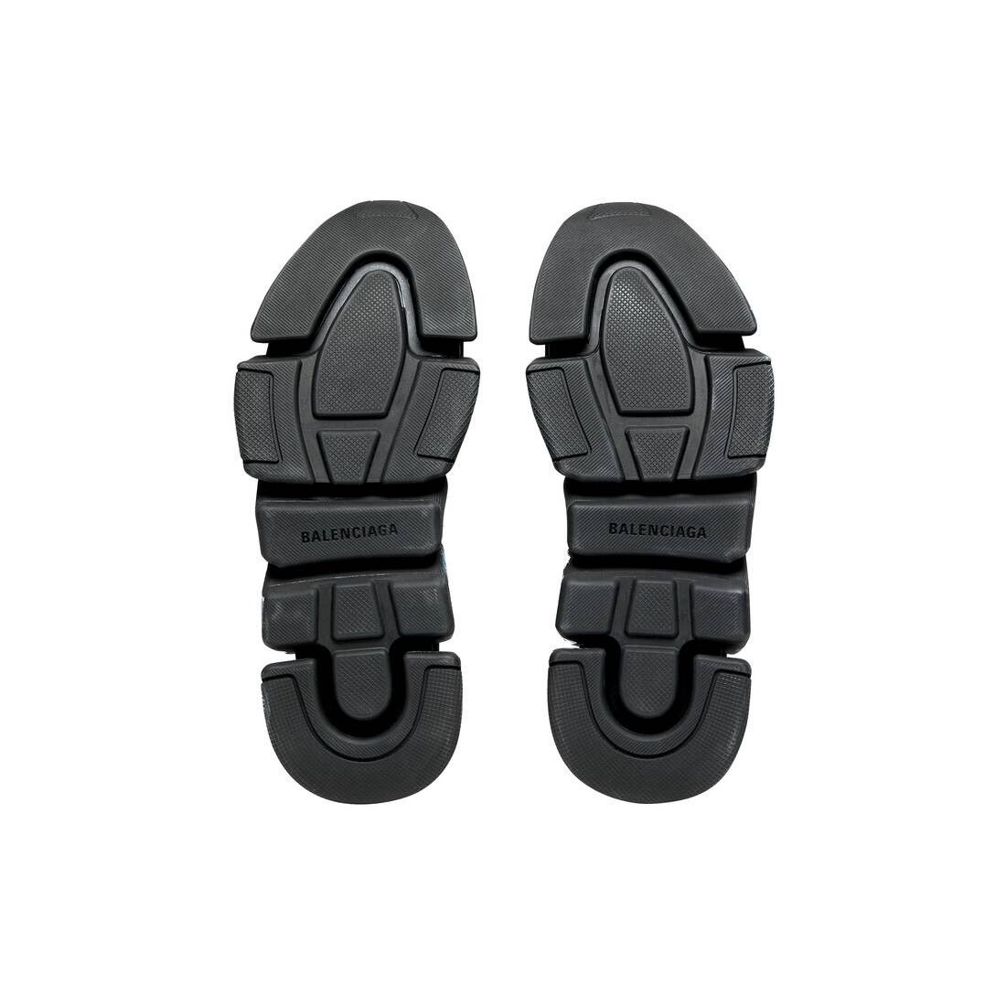 Balenciaga o1mt1gz0425 Speed 2.0 Graffiti Recycled Knit Sneakers Black Size US 12 / EU 45 - 7 Thumbnail