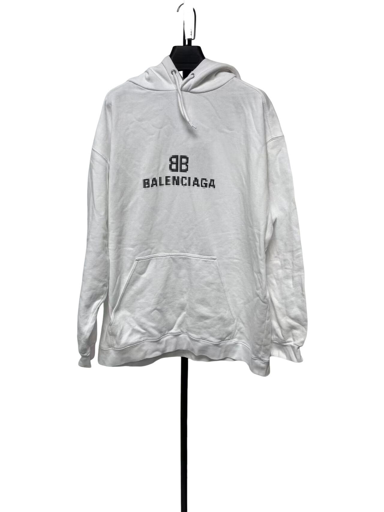 Balenciaga Balenciaga Pixel BB Logo Hoodie XL Size US XL / EU 56 / 4 - 1 Thumbnail
