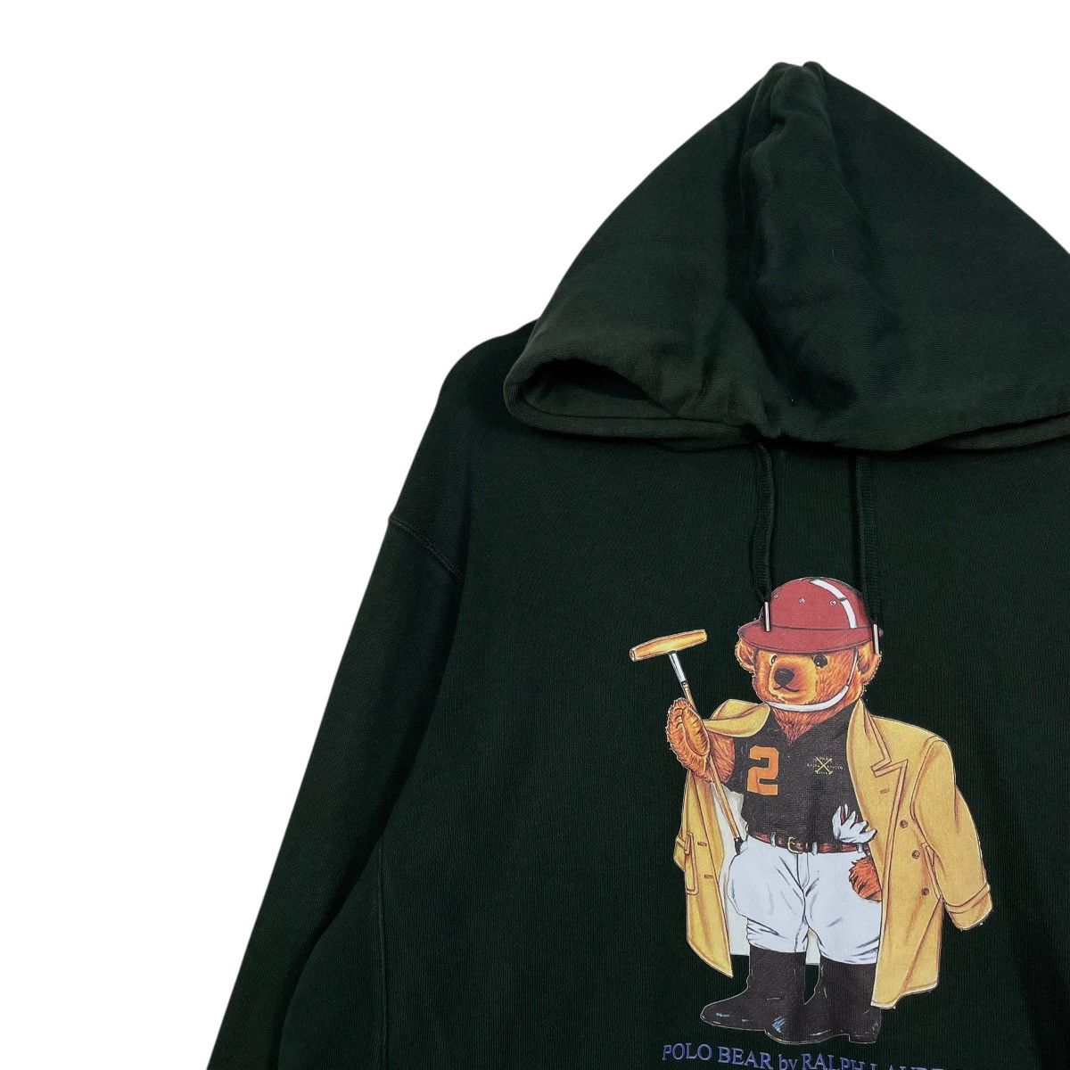 Polo Ralph Lauren Vintage Polo Bear Ralph Lauren Green Hoodie Size US L / EU 52-54 / 3 - 6 Thumbnail