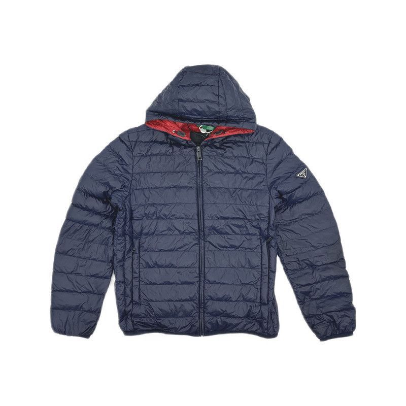 Prada Prada Blue Hooded Down Jacket-2506 Size US M / EU 48-50 / 2 - 2 Thumbnail
