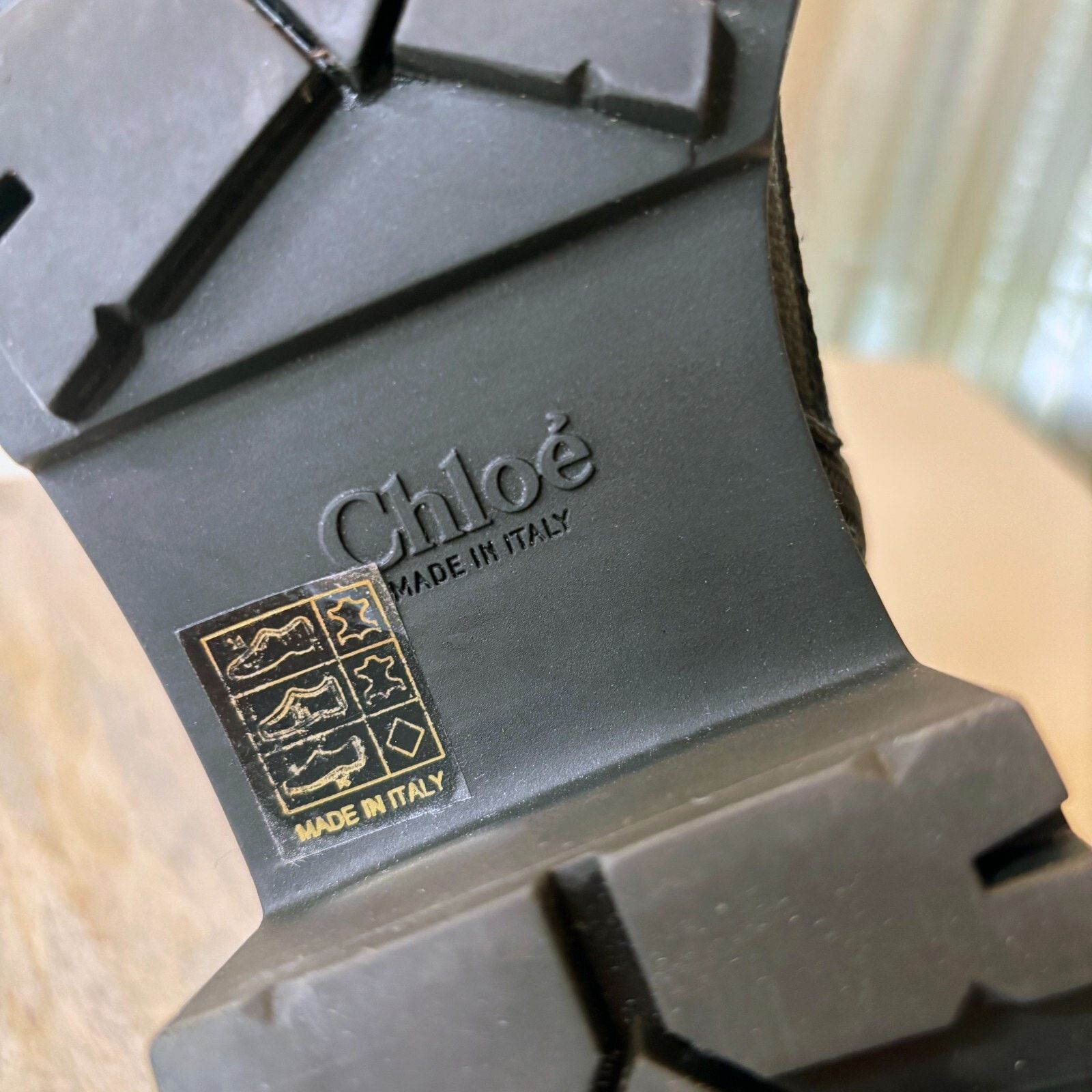 Chloe Chloé Darryl Black Leather Ankle Combat Boots EU Sz 39 US 9 Size US 9 / IT 39 - 12 Thumbnail