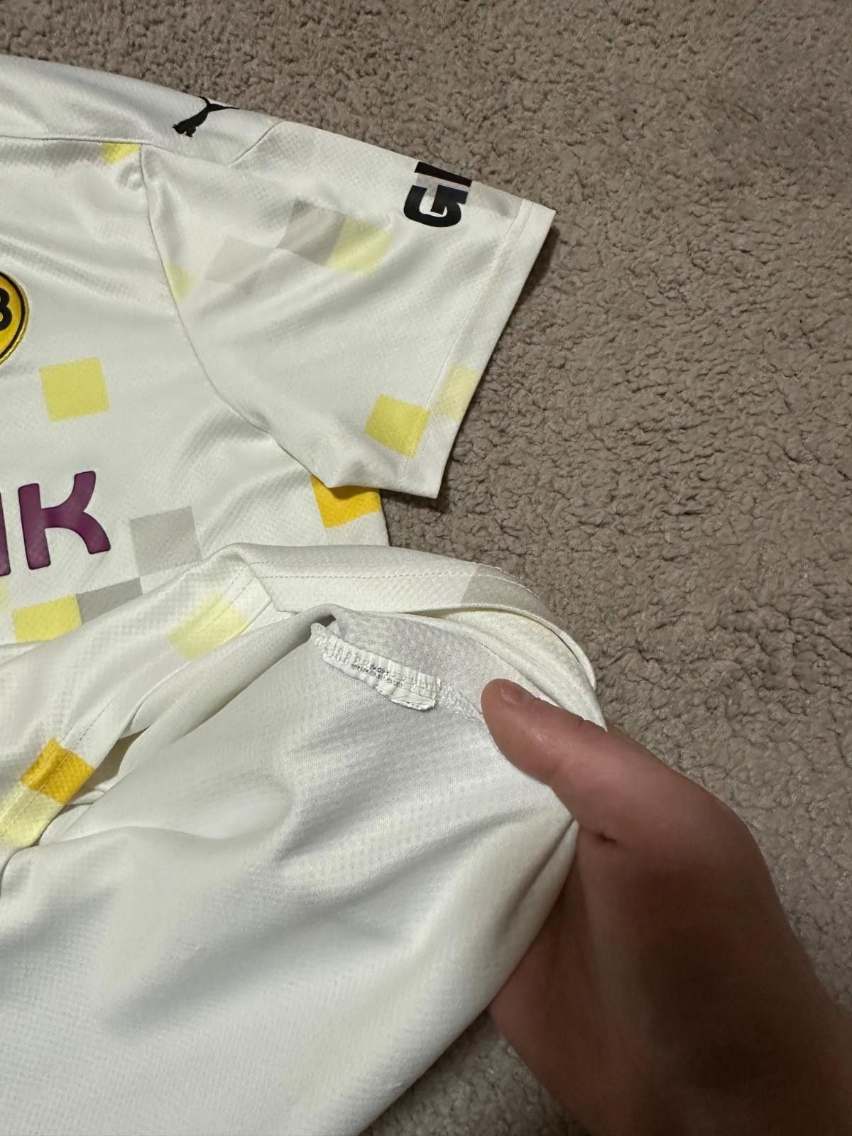 Puma BORUSSIA DORTMUND 2020 SHIRT SOCCER JERSEY PUMA #24 MEUNIER Size US XXL / EU 58 / 5 - 6 Thumbnail