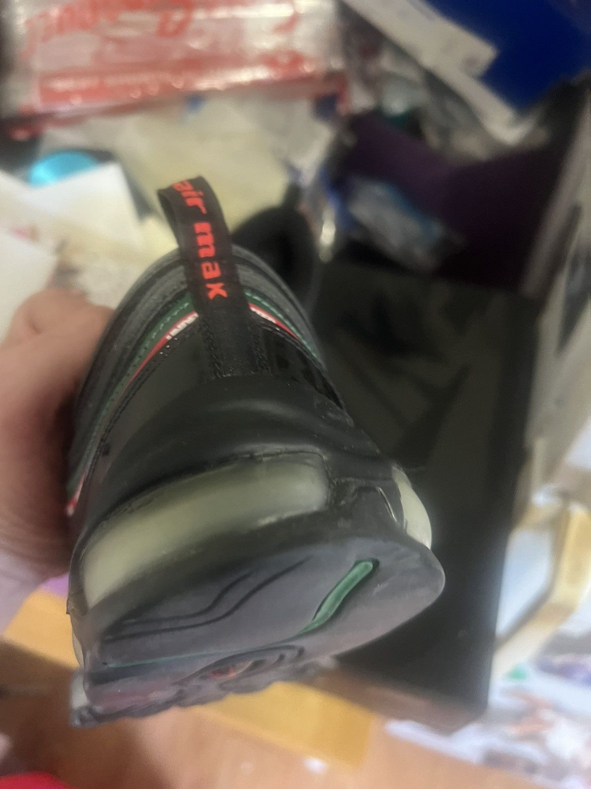 Nike Nike Undefeated x Air Max 97 OG Black Size 10.5 AJ1986 001 Size US 10.5 / EU 43-44 - 11 Thumbnail
